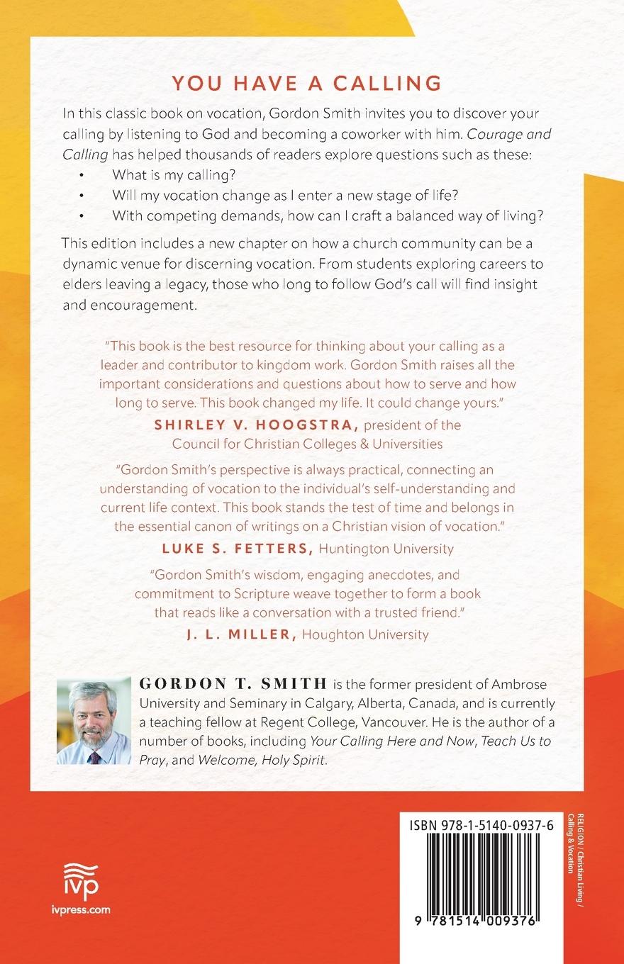 Rückseitencover Courage and Calling