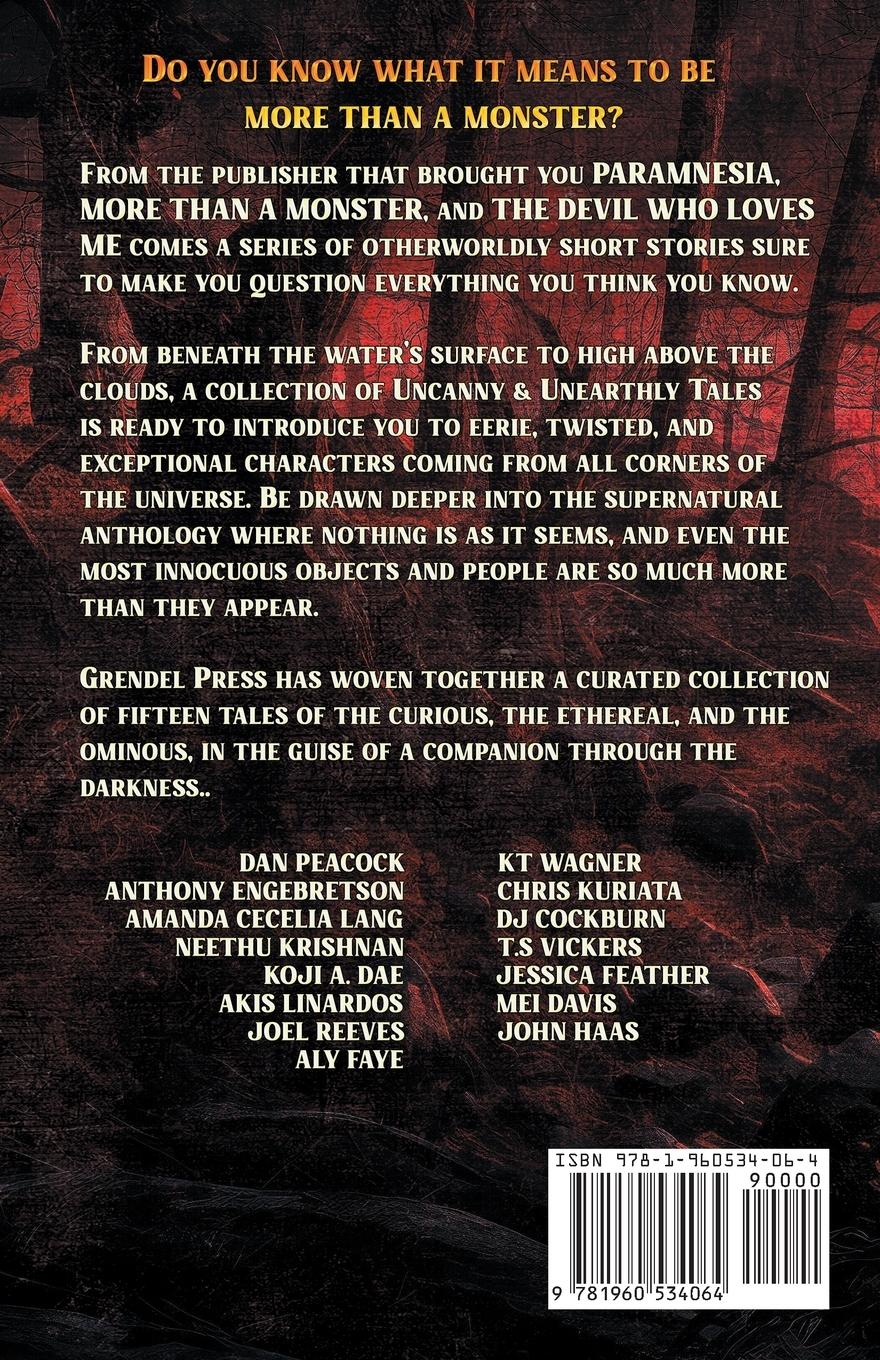 Rückseitencover Uncanny & Unearthly Tales