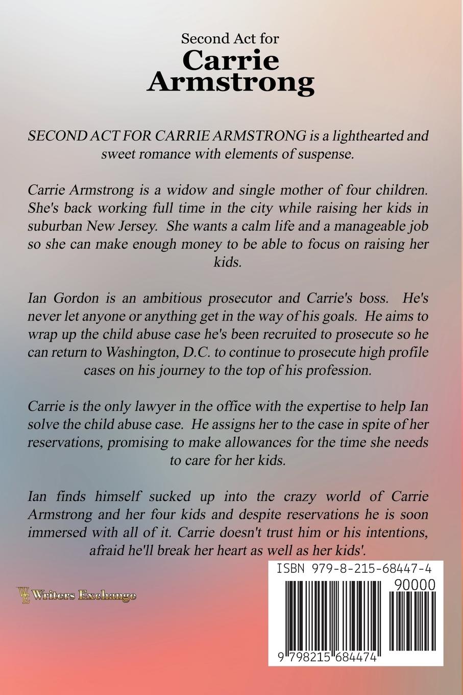 Rückseitencover Second Act for Carrie Armstrong