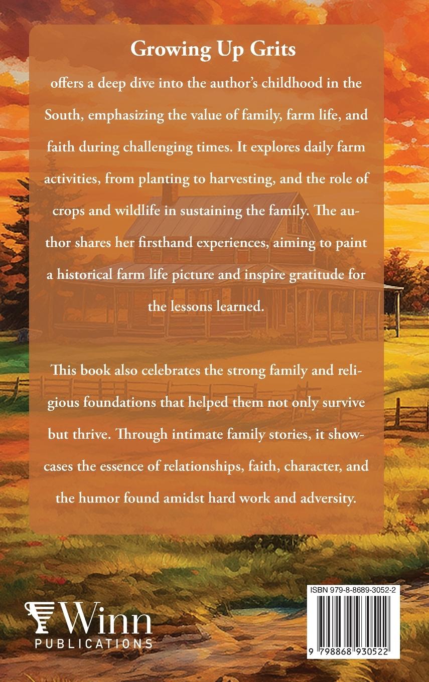 Rückseitencover Growing Up Grits
