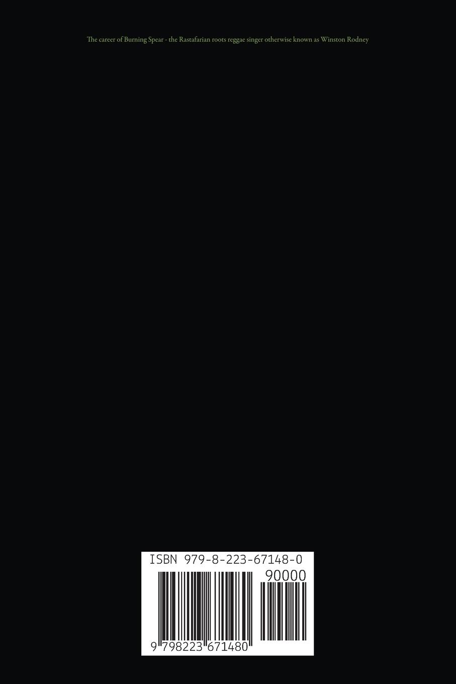 Rückseitencover Burning Spear