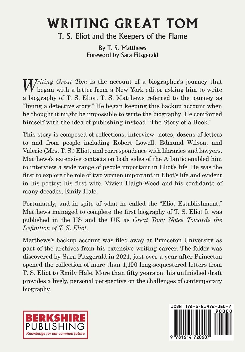 Rückseitencover Writing Great Tom