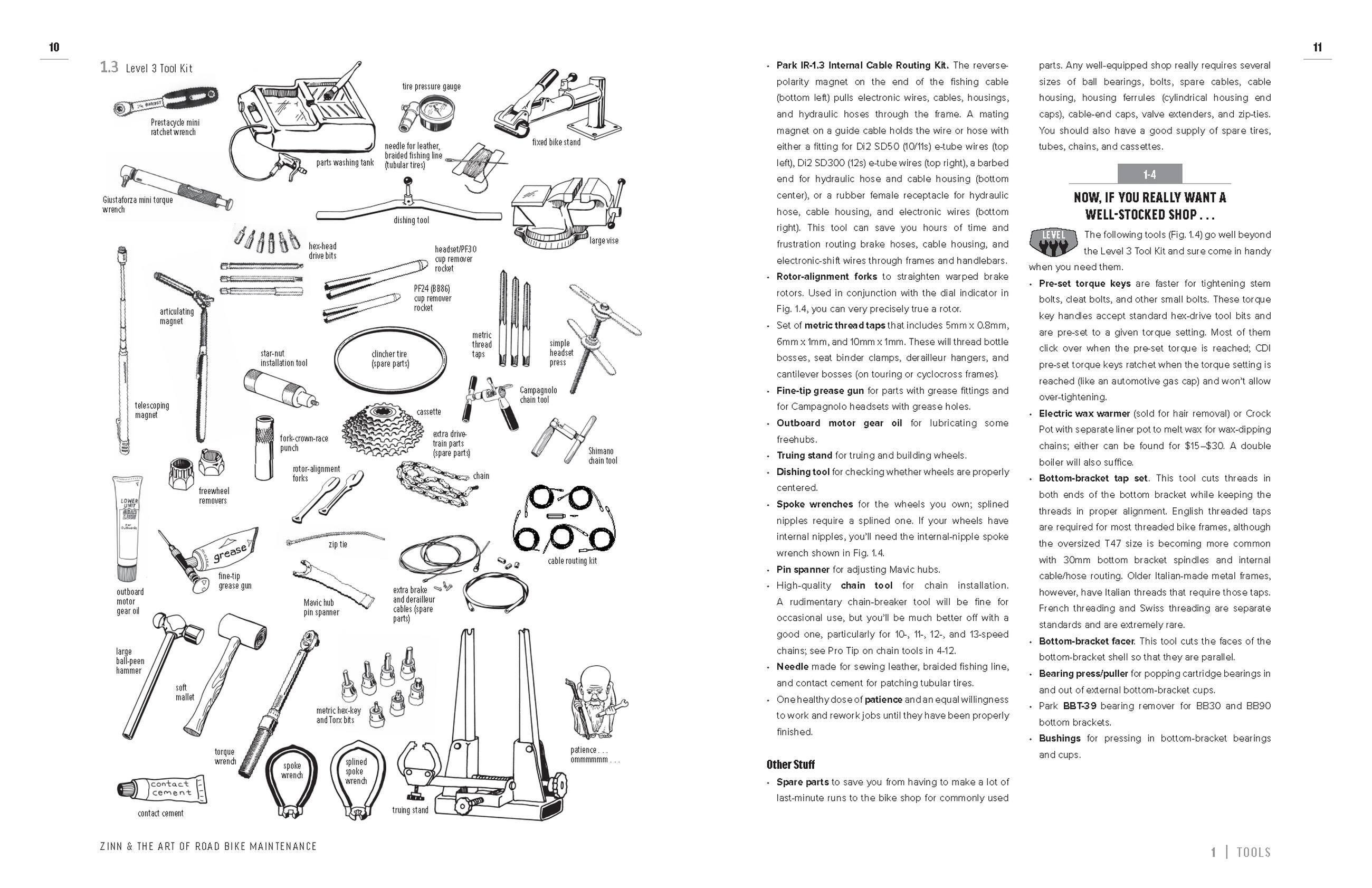 Beispielinhalt (Bild) Zinn & the Art of Road Bike Maintenance