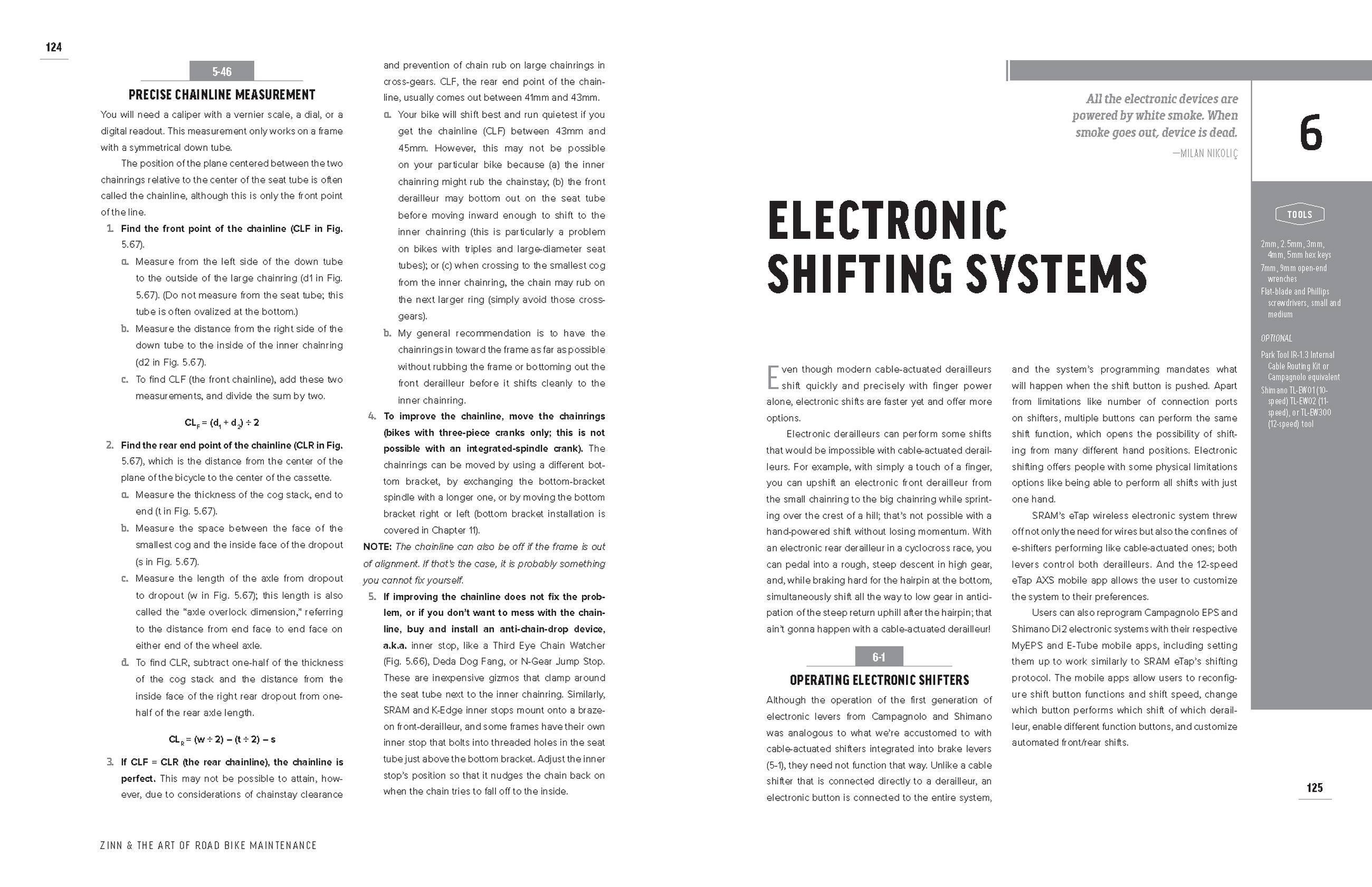 Beispielinhalt (Bild) Zinn & the Art of Road Bike Maintenance