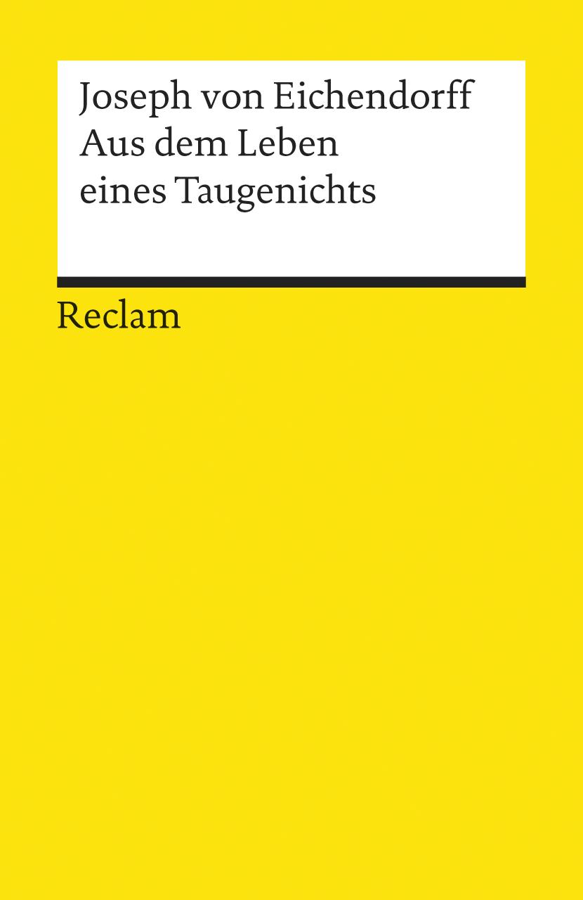 Vorderes Coverbild Aus dem Leben eines Taugenichts