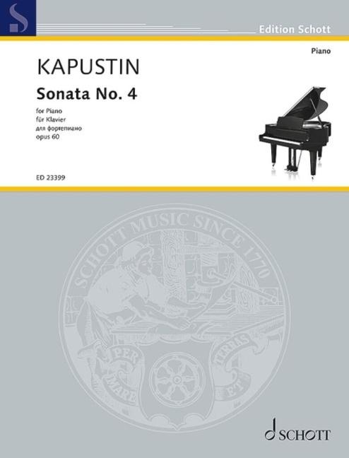Vorderes Coverbild Kapustin: Sonata No. 4 Op. 60 for Piano Solo