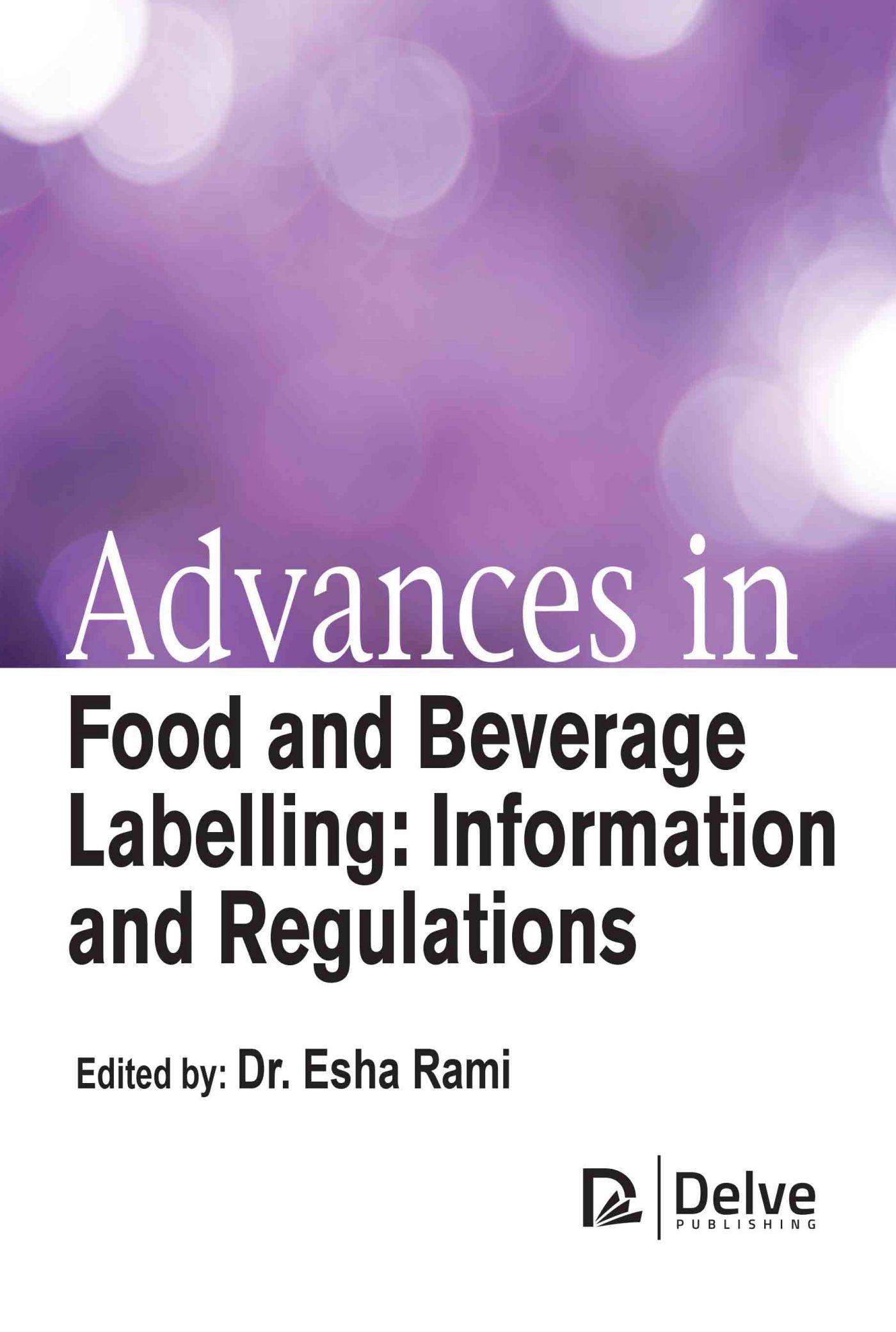 Vorderes Coverbild Advances in Food and Beverage Labelling: Information and Regulations