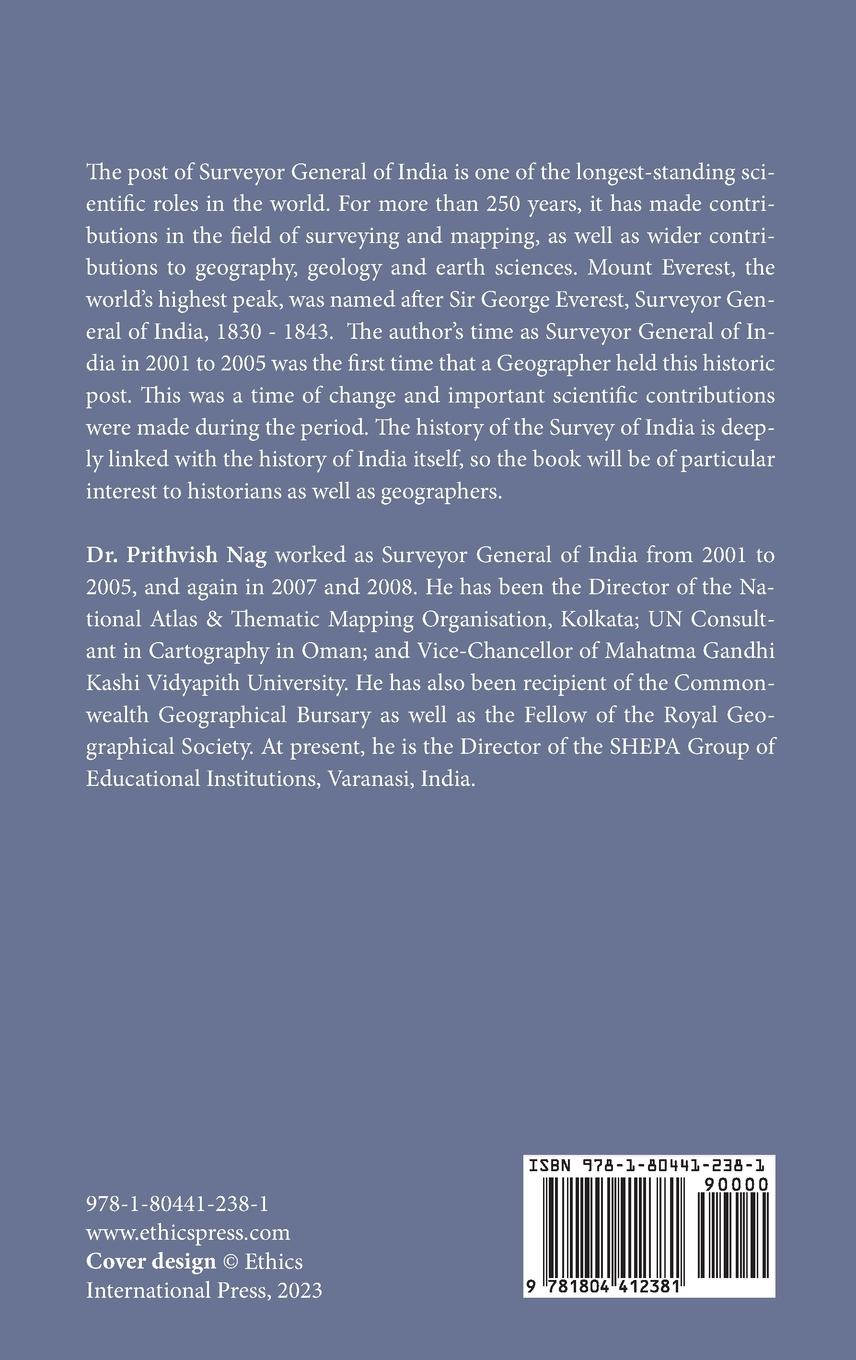 Rückseitencover Transformation of Survey of India