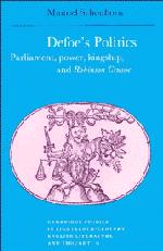 Vorderes Coverbild Defoe's Politics