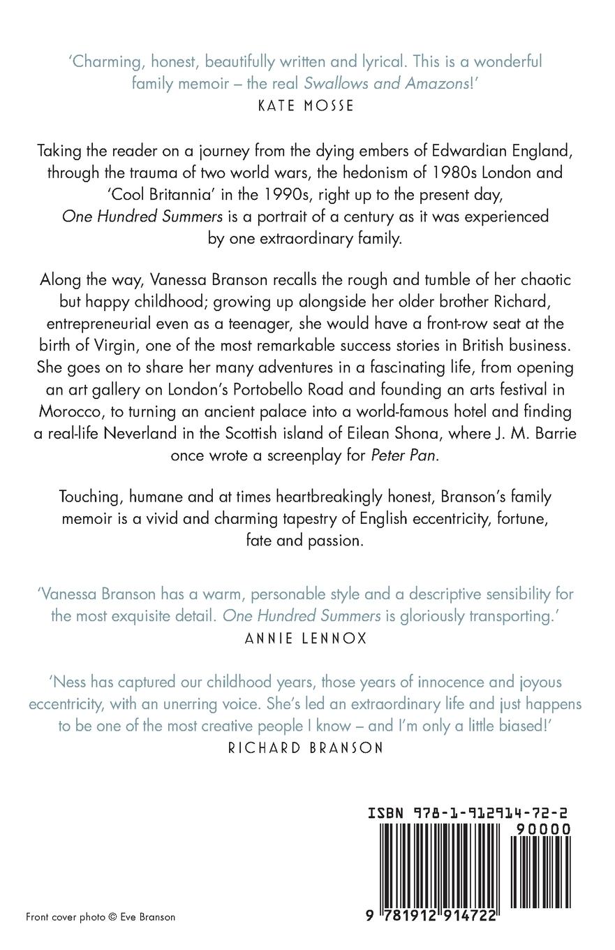 Rückseitencover One Hundred Summers