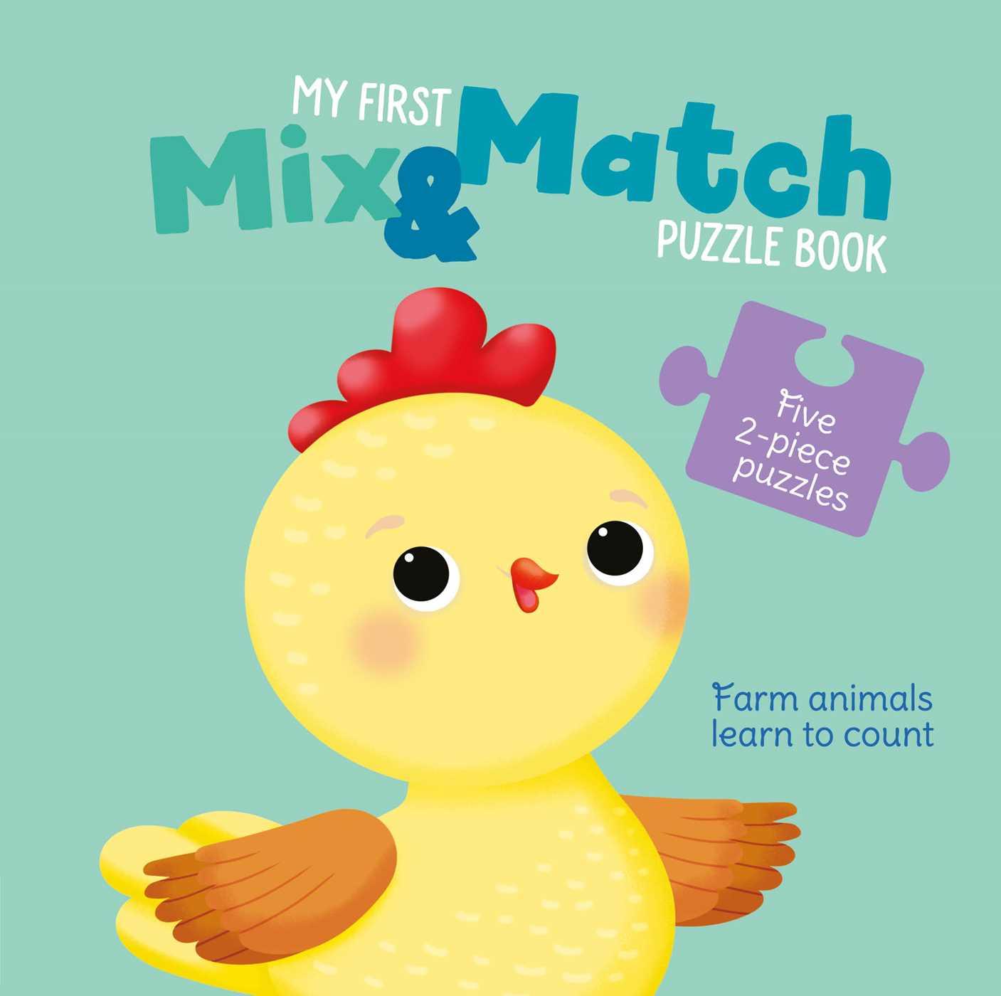 Vorderes Coverbild My First Mix & Match Puzzle Book Farm Animals Learn to Count