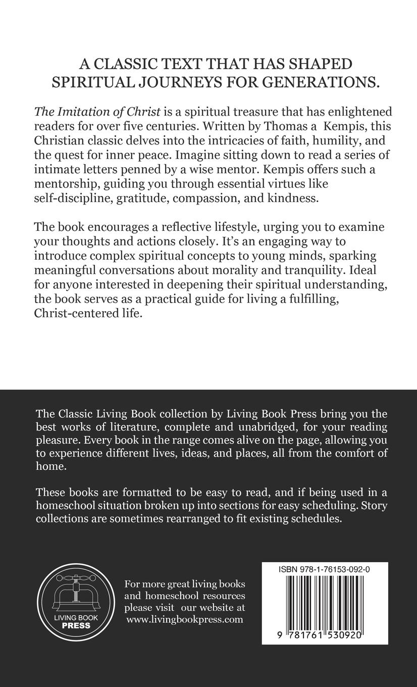 Rückseitencover The Imitation of Christ