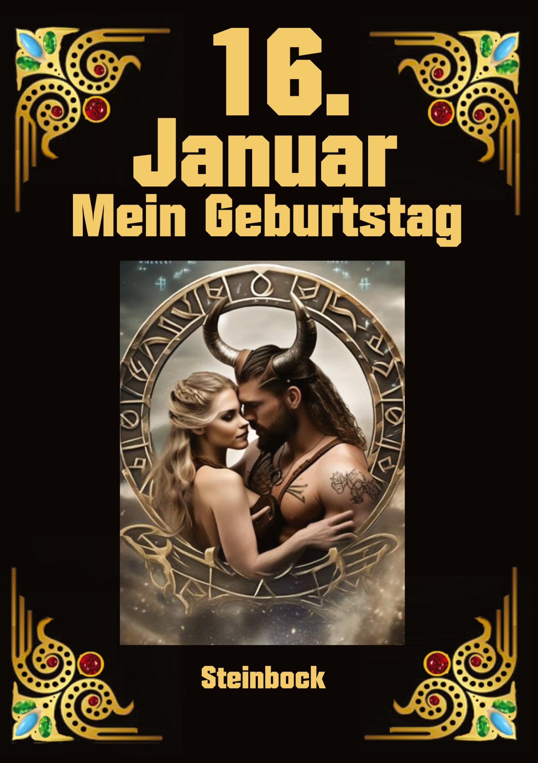 Vorderes Coverbild 16. Januar, mein Geburtstag