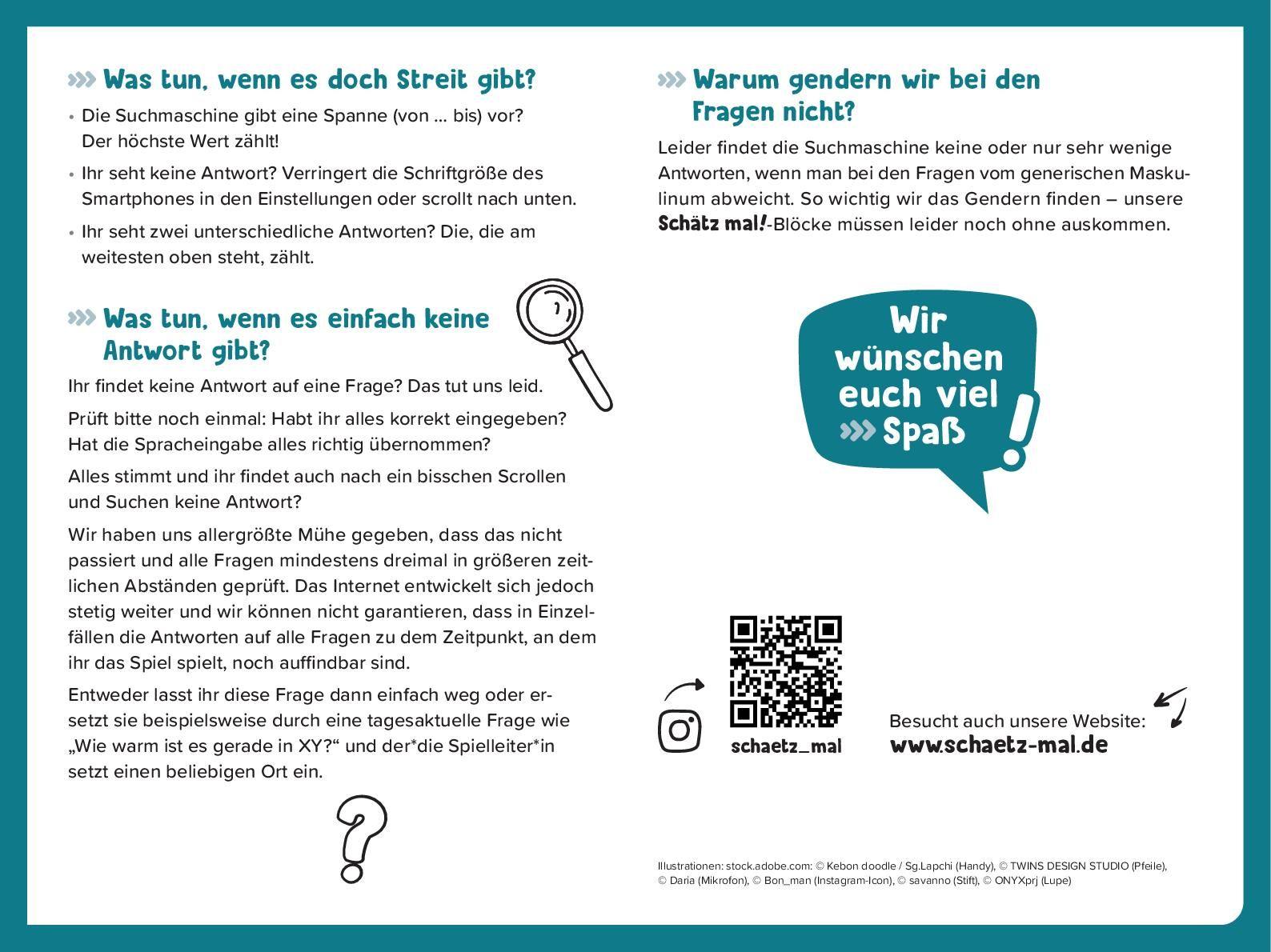 Beispielinhalt (Bild) Schätz mal! Musik Edition