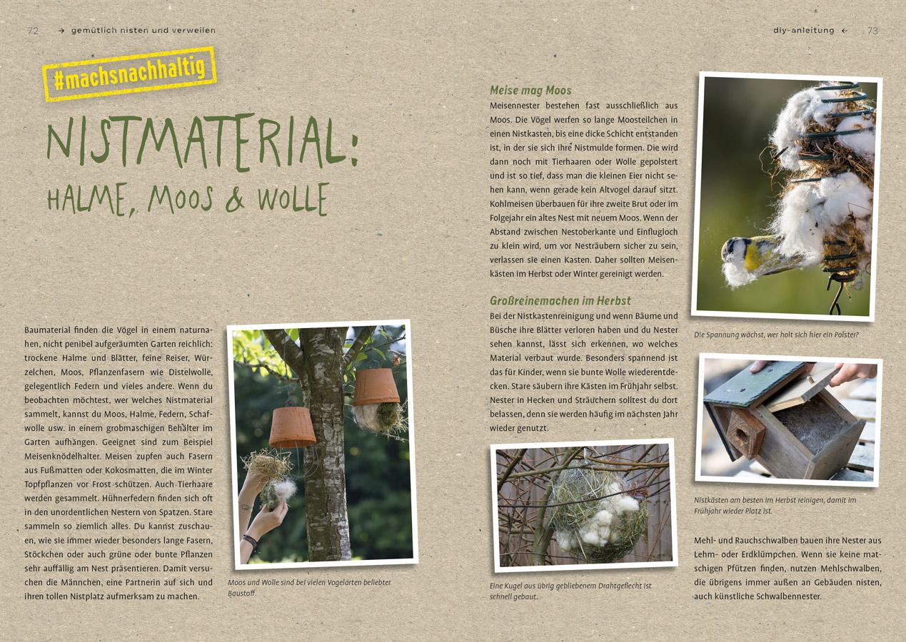 Beispielinhalt (Bild) Mehr Gezwitscher im Garten