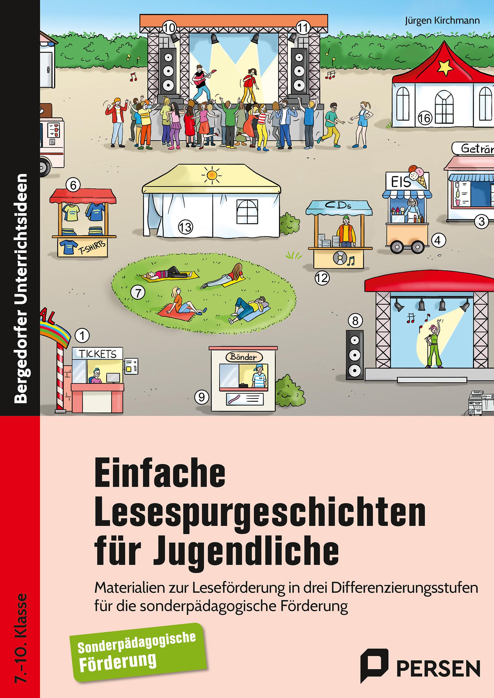 Vorderes Coverbild Einfache Lesespurgeschichten für Jugendliche