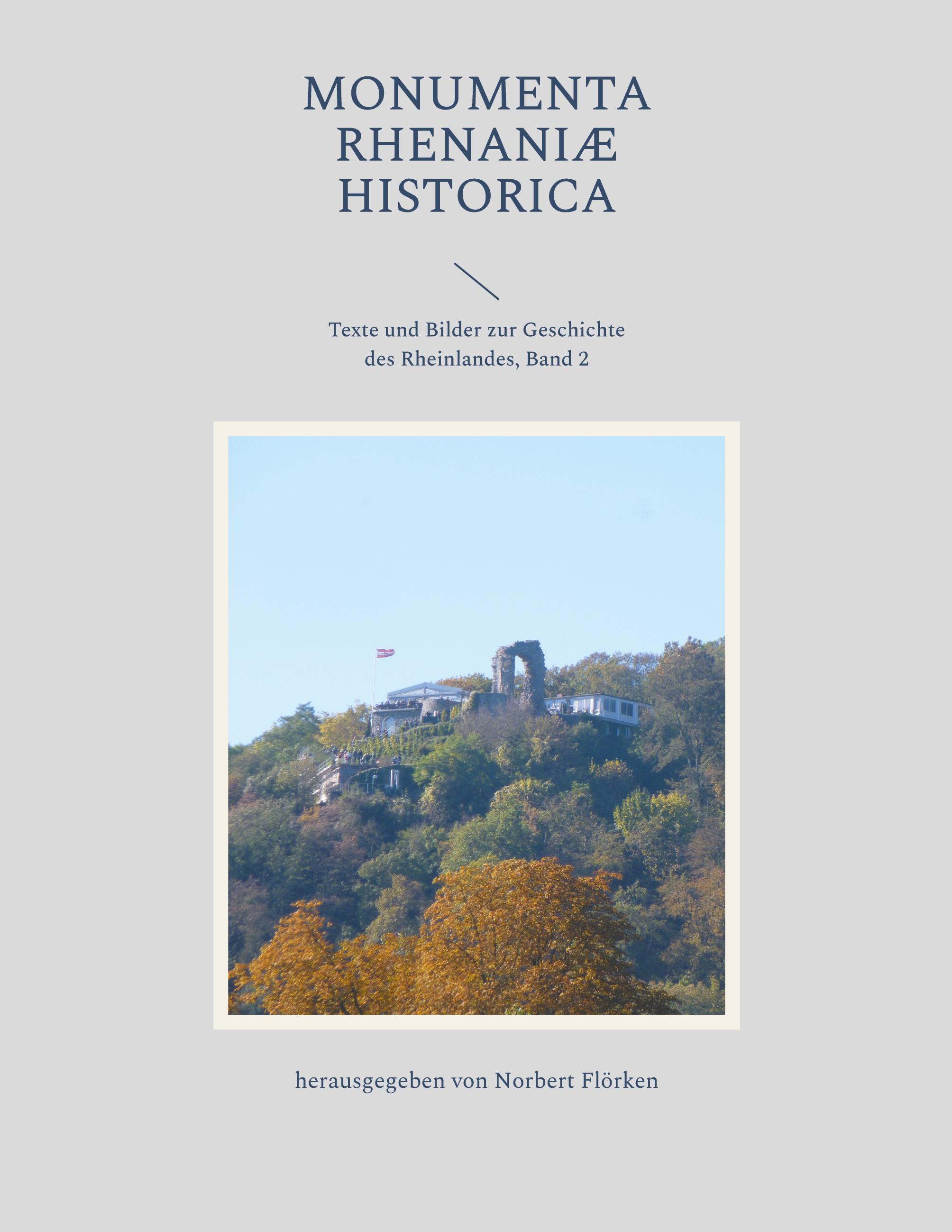 Vorderes Coverbild Monumenta Rhenaniæ Historica