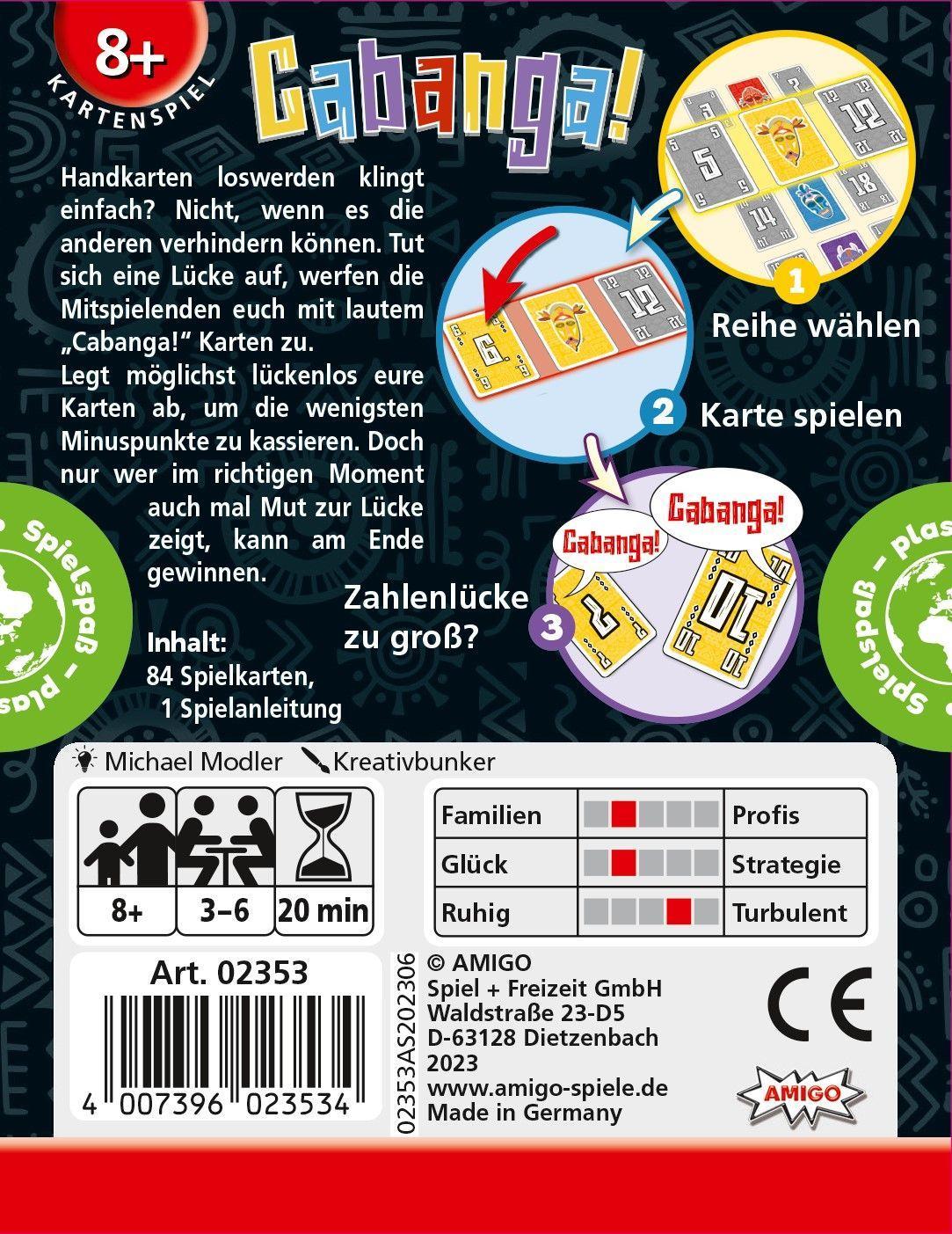 Beispielinhalt (Bild) Cabanga!