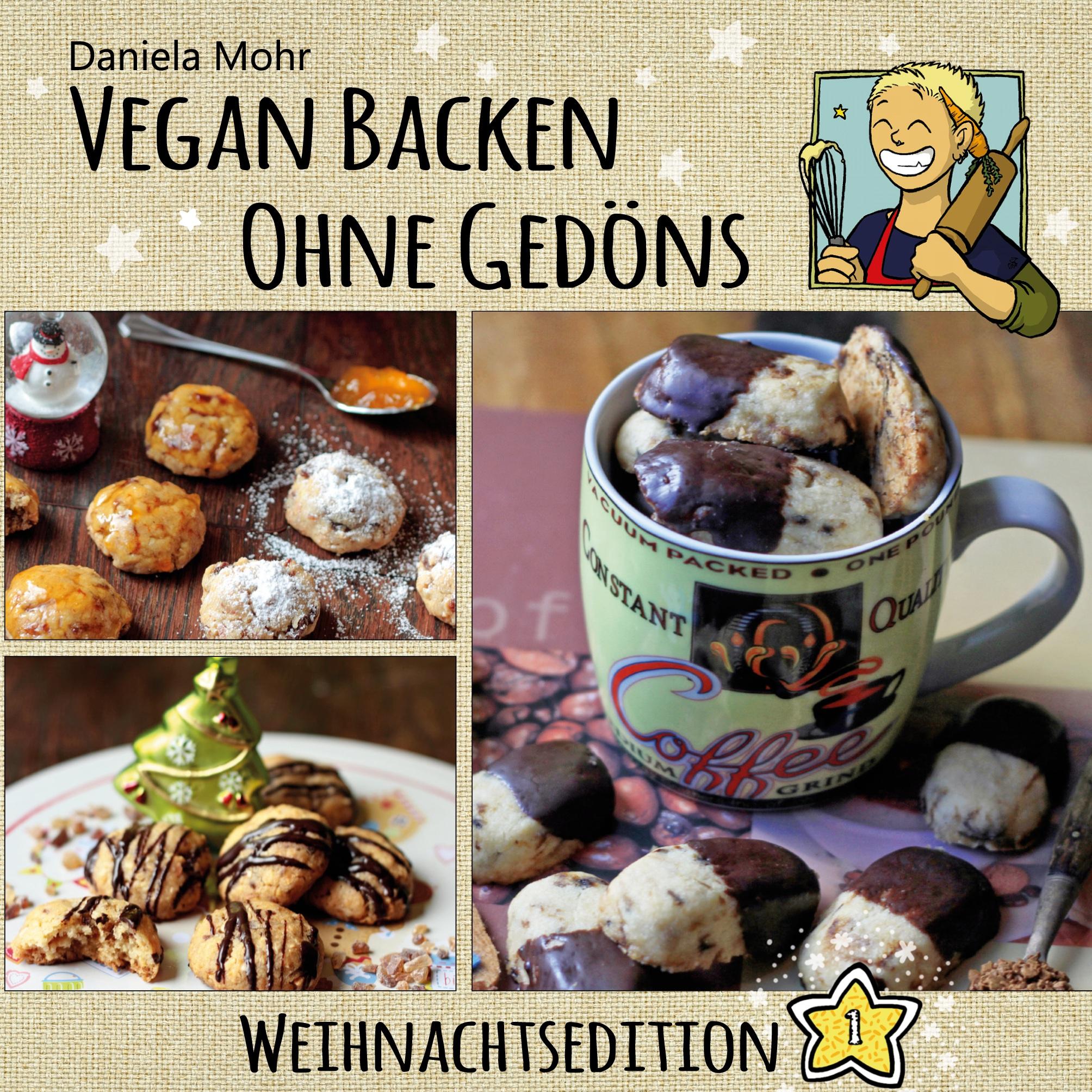 Vorderes Coverbild Vegan Backen ohne Gedöns