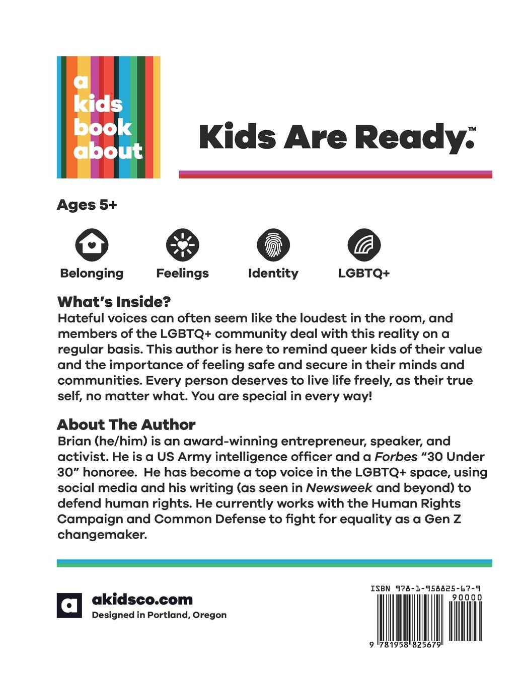 Rückseitencover A Kids Book About Queer Mental Health