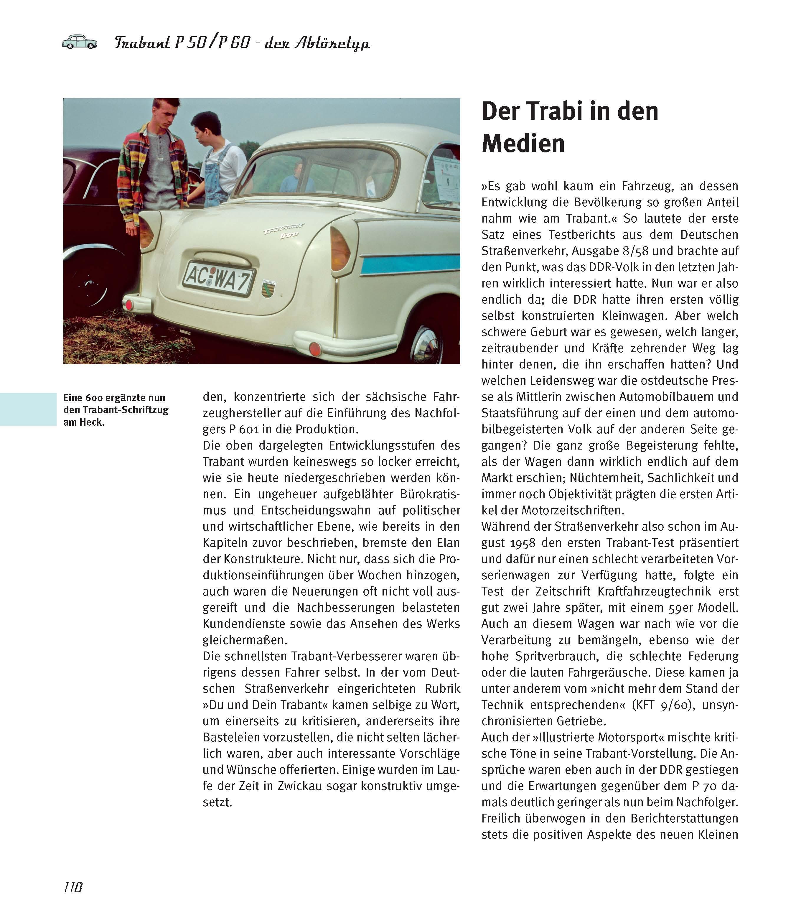 Beispielinhalt (Bild) Trabant