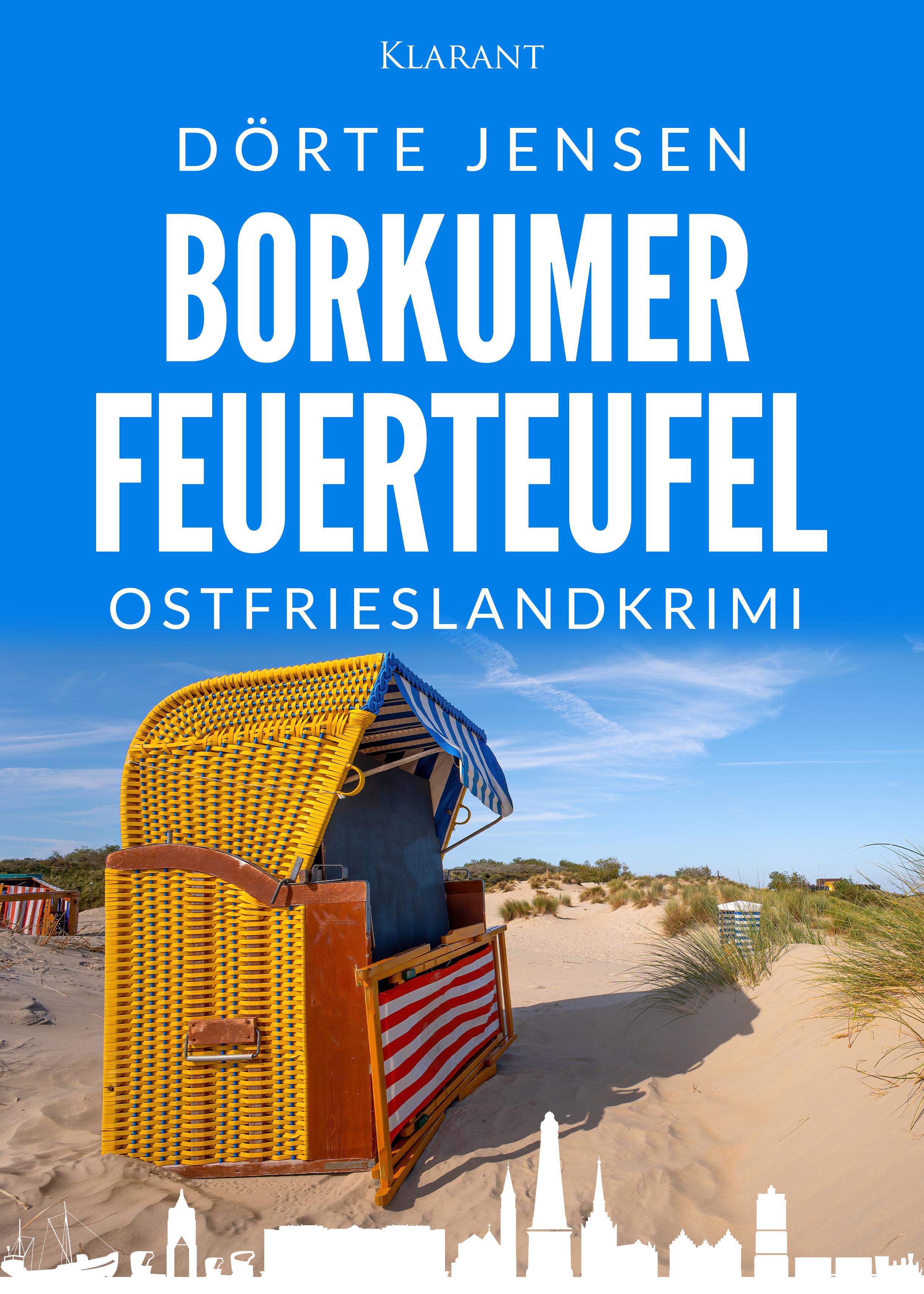 Vorderes Coverbild Borkumer Feuerteufel. Ostfrieslandkrimi