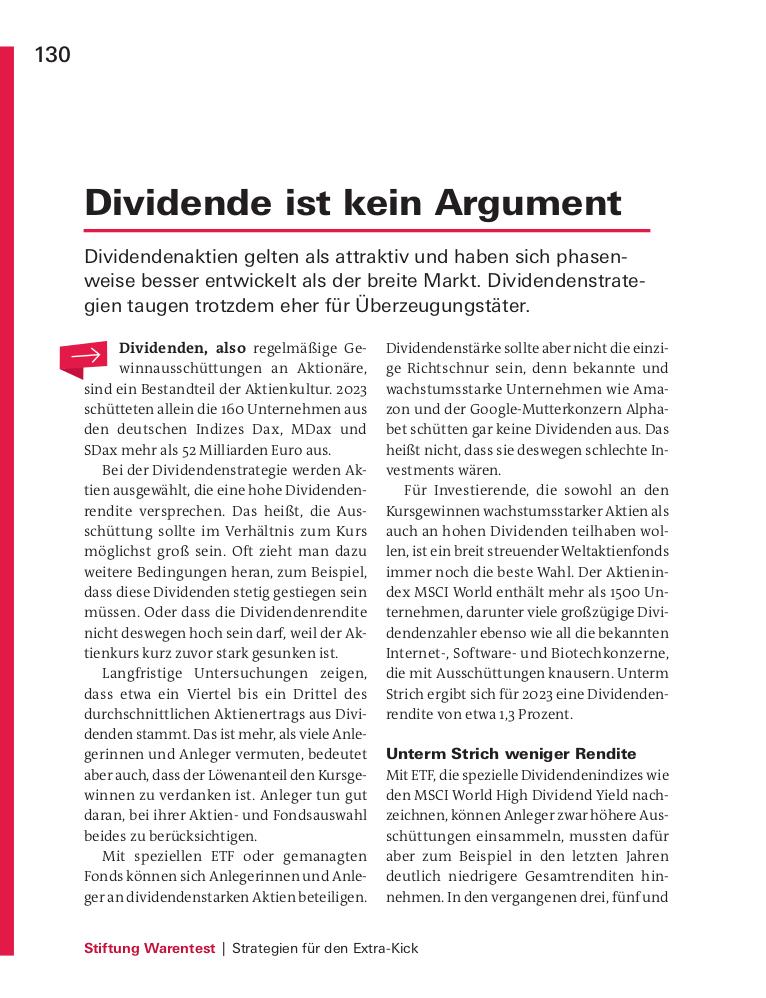 Beispielinhalt (Bild) Der ETF-Booster für Ihre Geldanlage