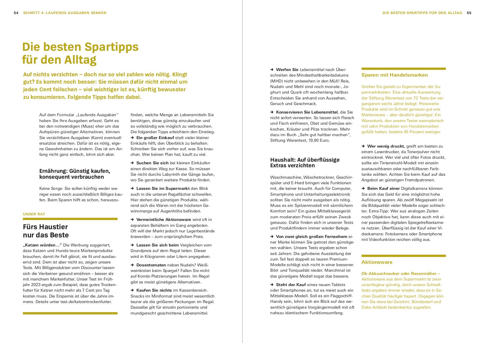 Beispielinhalt (Bild) Das Spar-Set