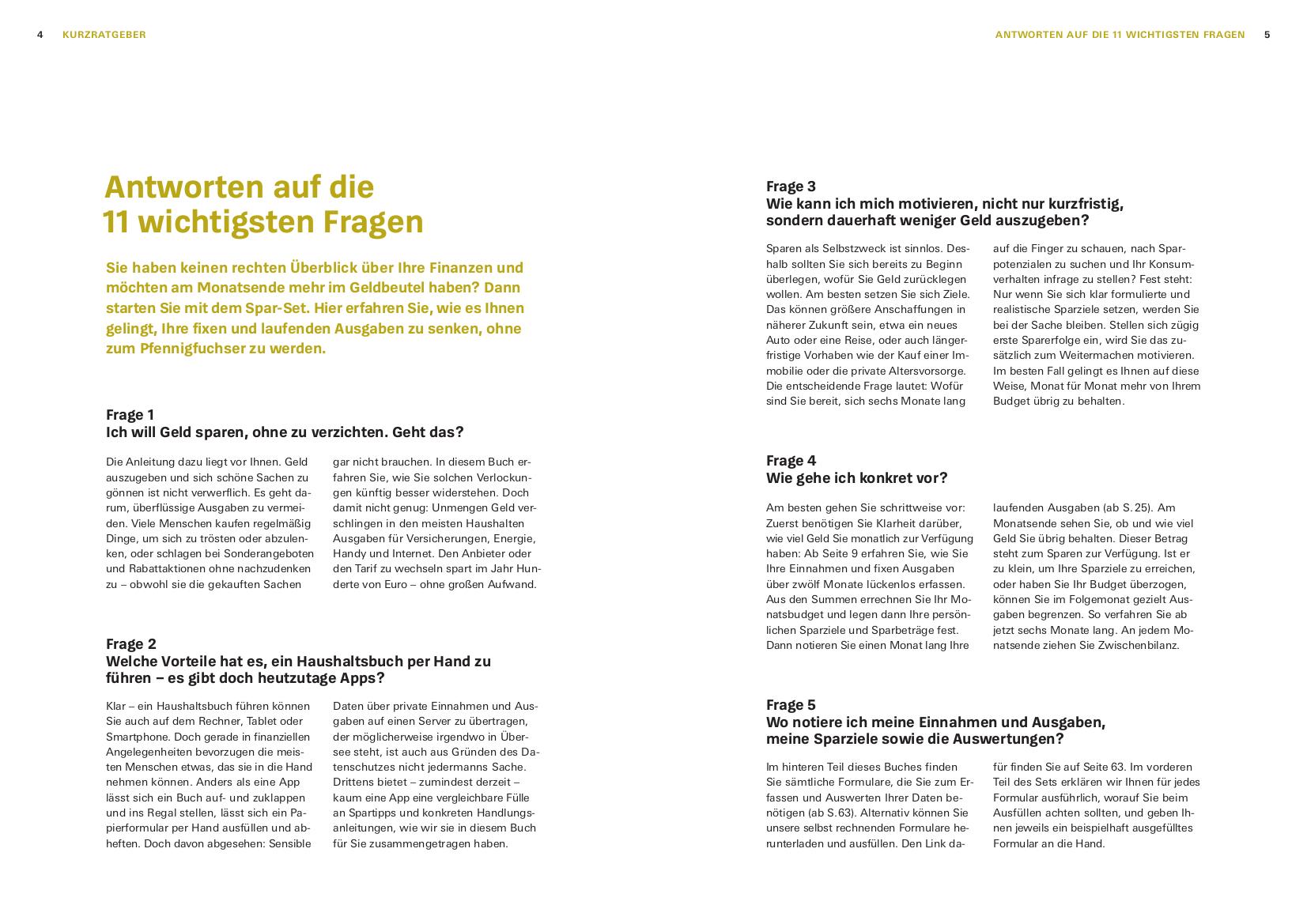 Beispielinhalt (Bild) Das Spar-Set