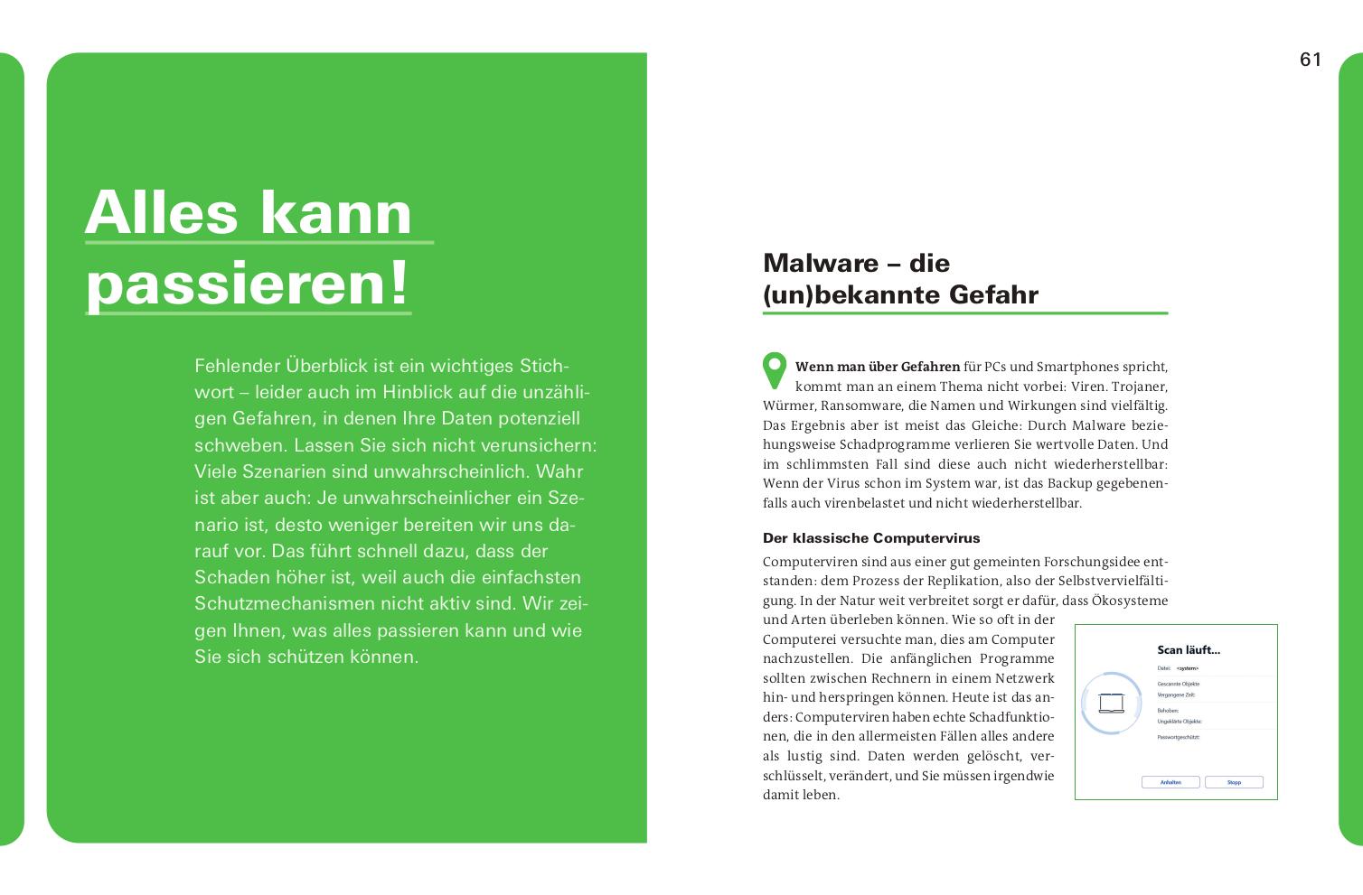 Beispielinhalt (Bild) Alle Daten sicher