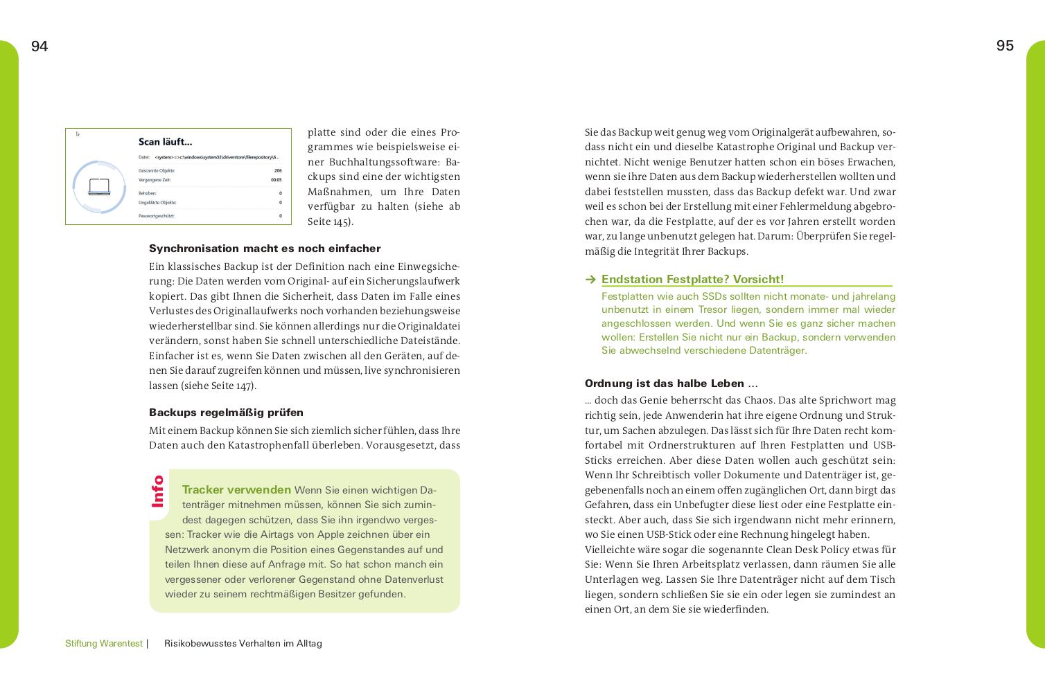 Beispielinhalt (Bild) Alle Daten sicher