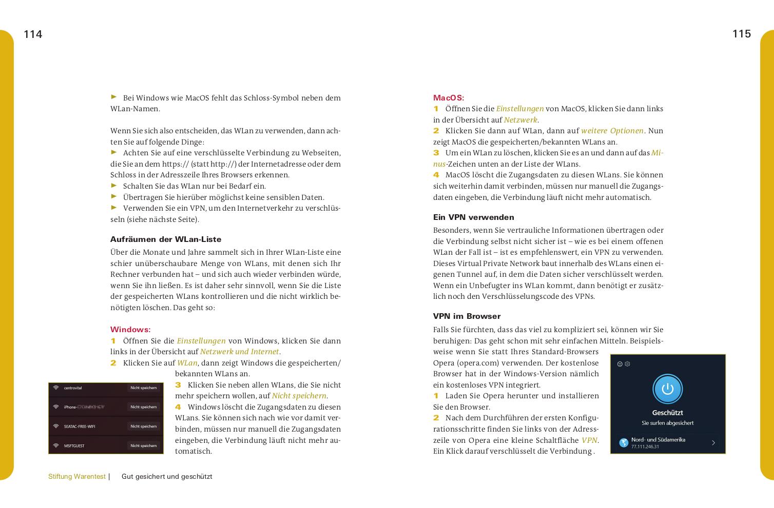 Beispielinhalt (Bild) Alle Daten sicher