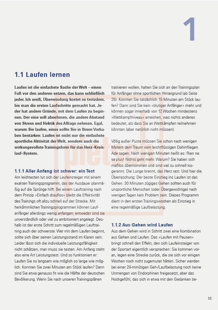 Beispielinhalt (Bild) So schaffen Sie jedes Laufziel!