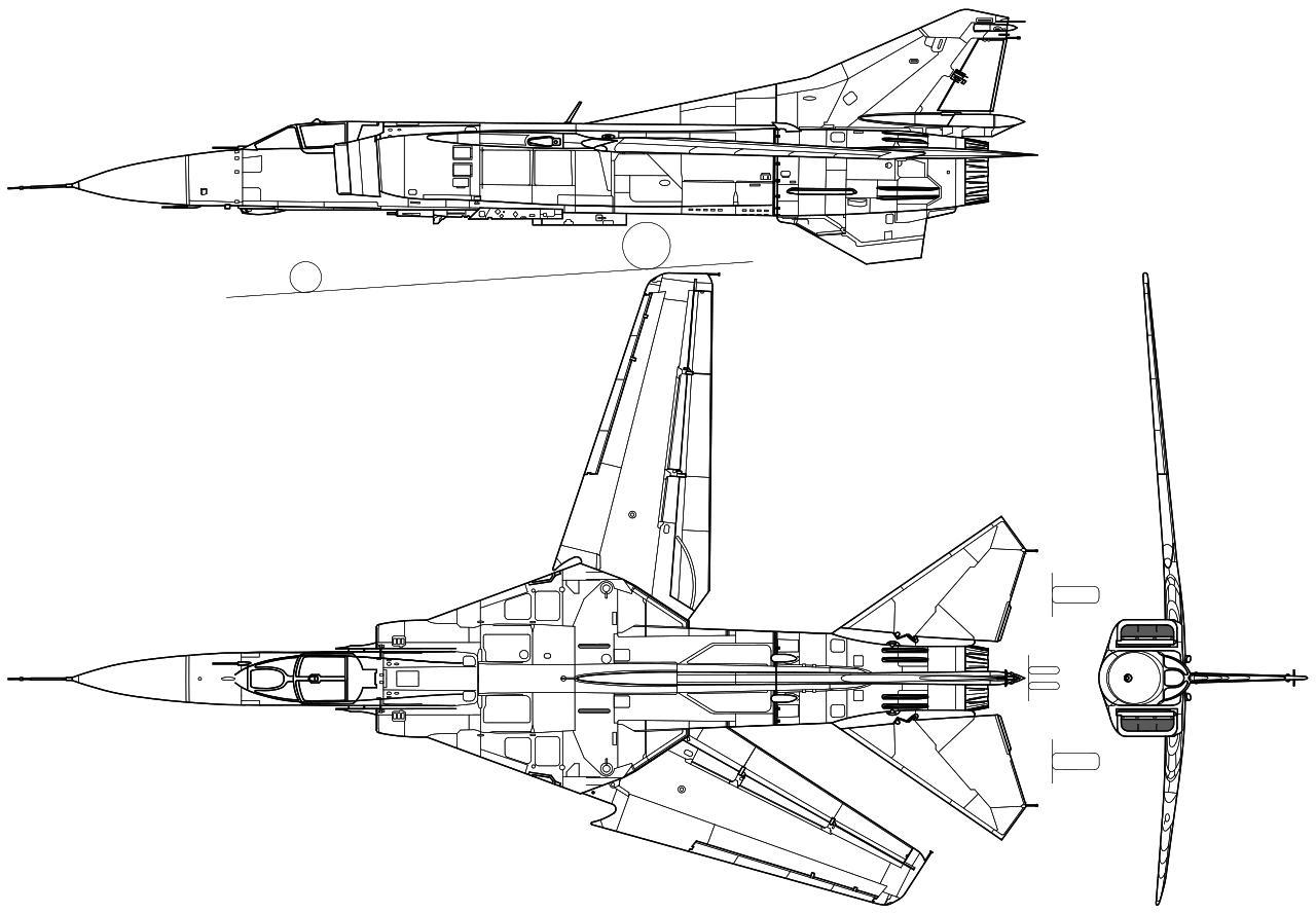 Beispielinhalt (Bild) MiG-23