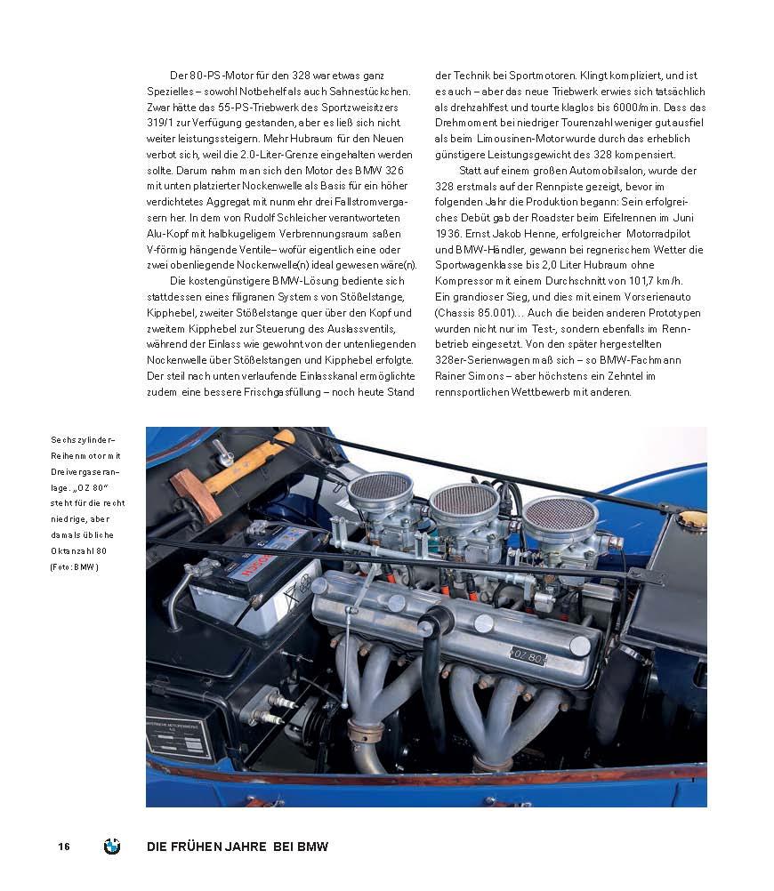 Beispielinhalt (Bild) BMW 503 / 507 / 3200 CS / Z8