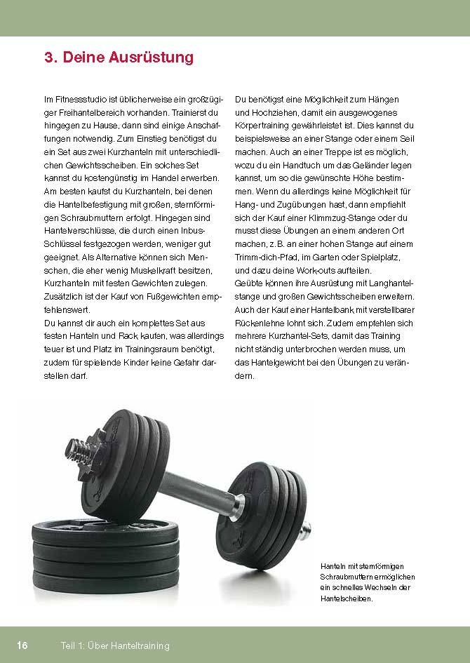 Beispielinhalt (Bild) Perfektes Hanteltraining