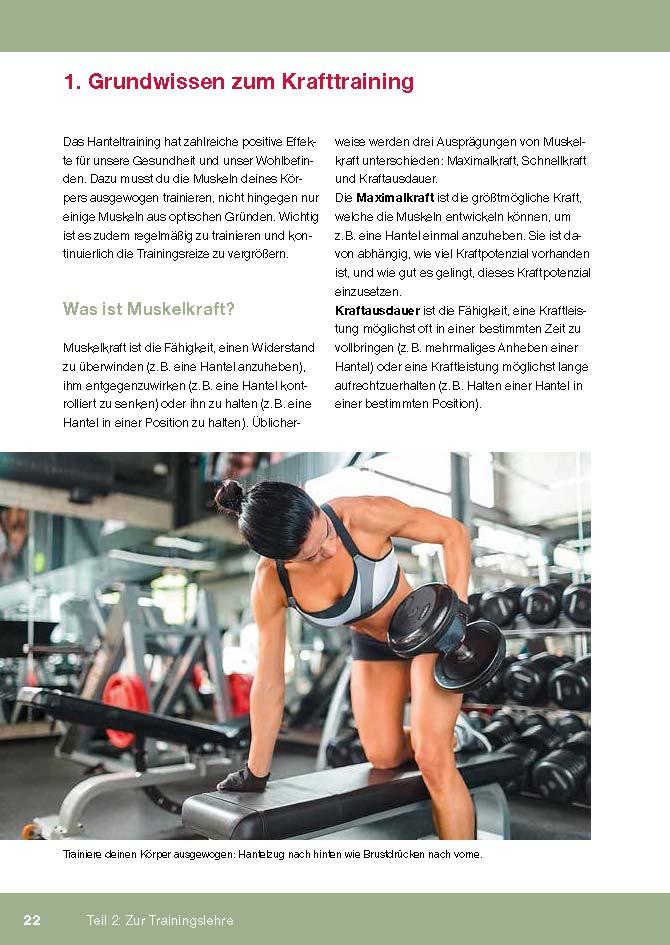 Beispielinhalt (Bild) Perfektes Hanteltraining