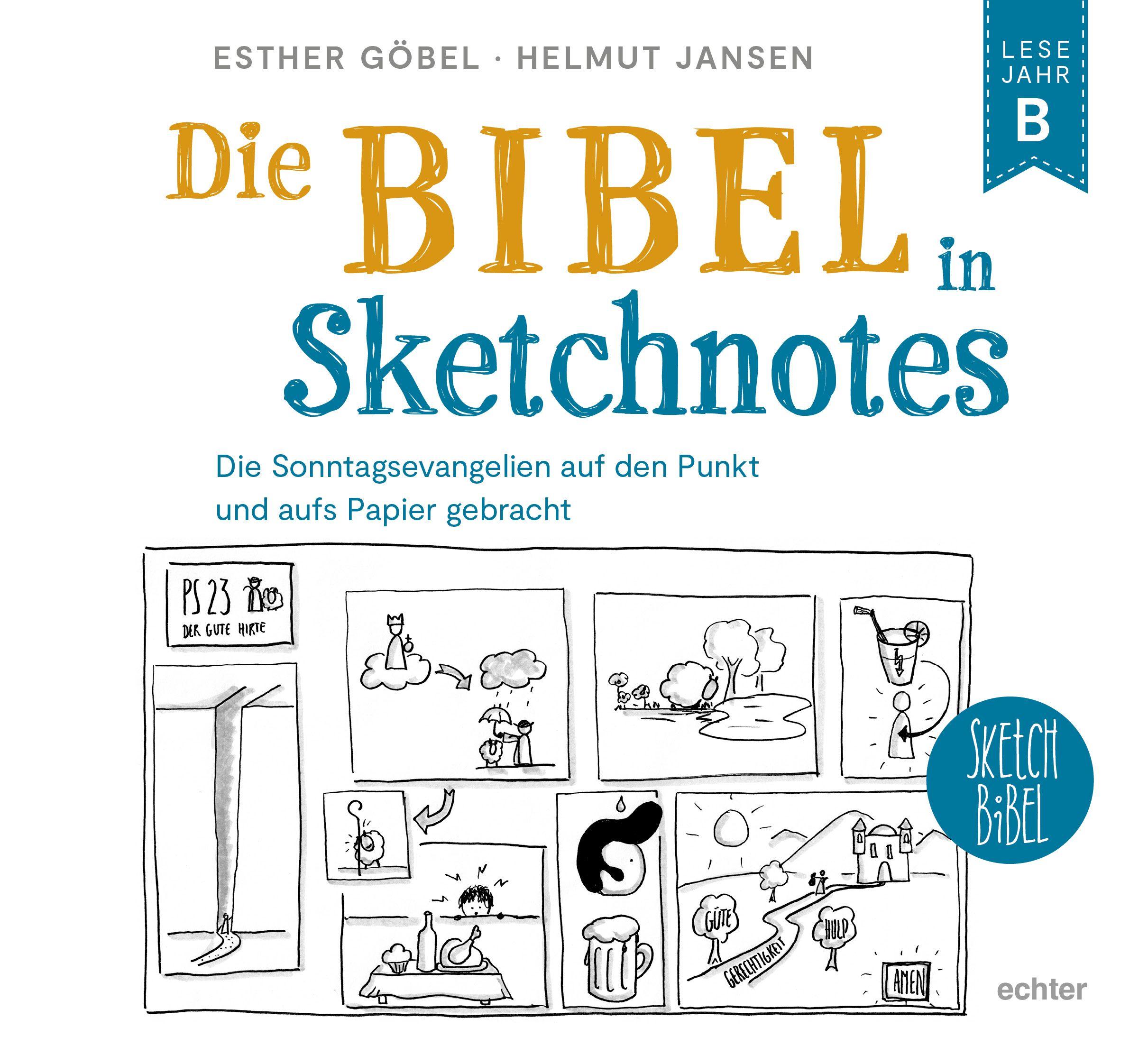 Vorderes Coverbild Die Bibel in Sketchnotes