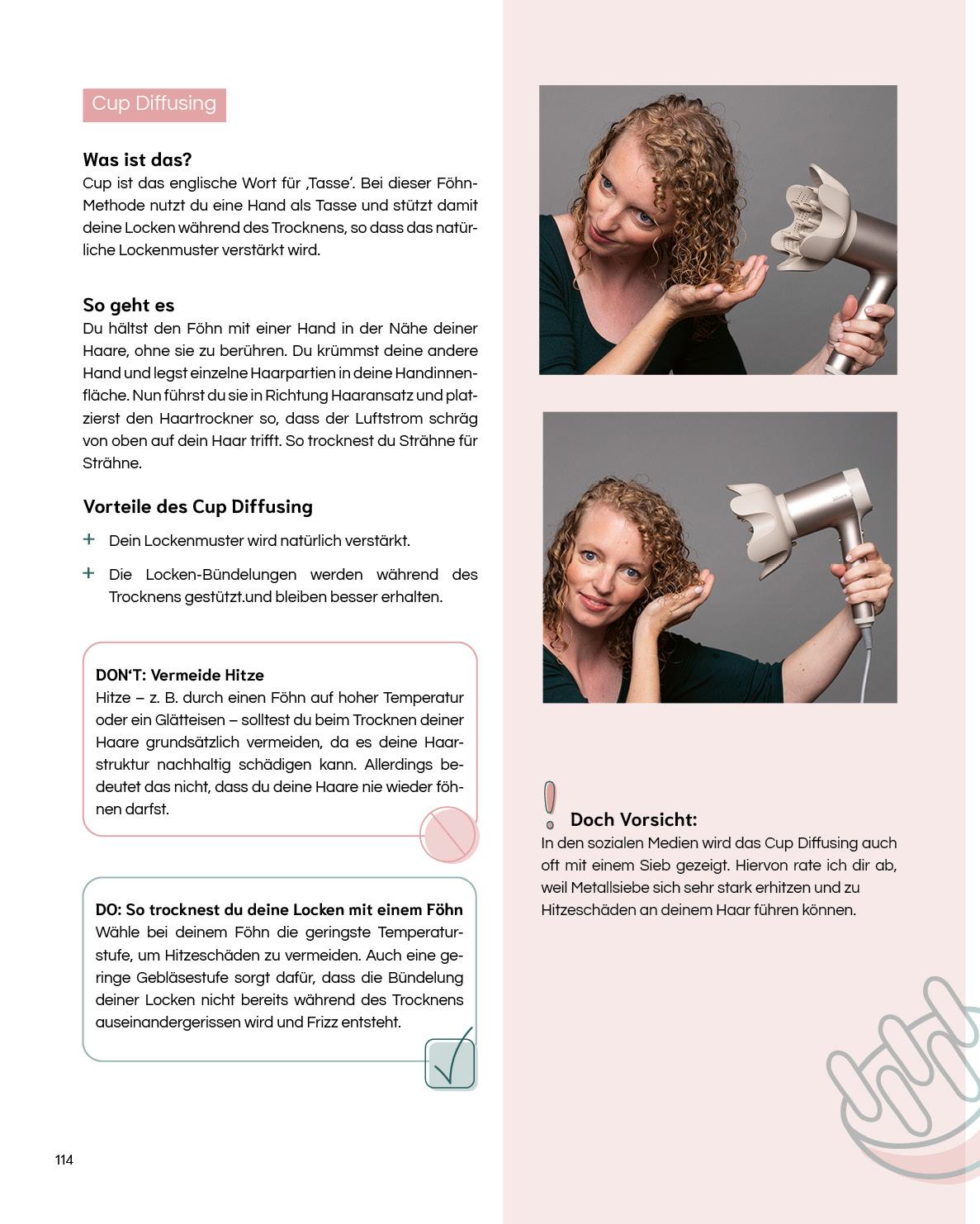 Beispielinhalt (Bild) Mein Locken Buch