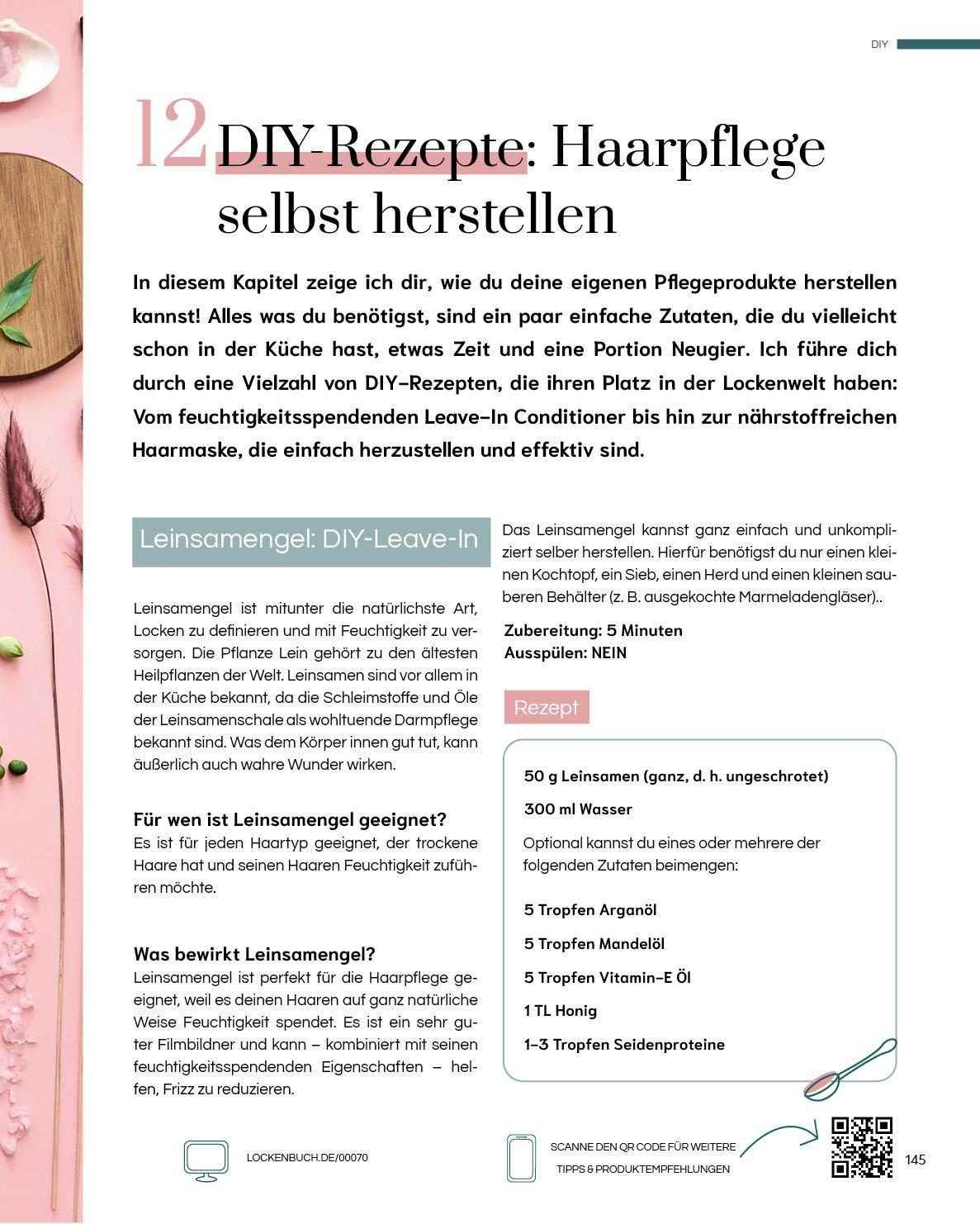 Beispielinhalt (Bild) Mein Locken Buch