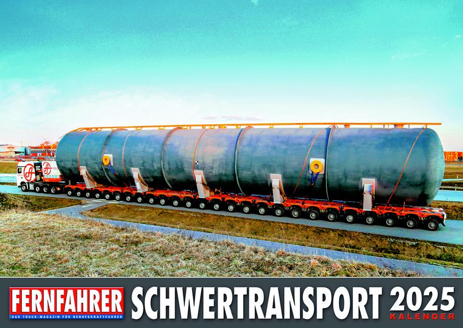 Vorderes Coverbild Schwertransport Kalender 2025