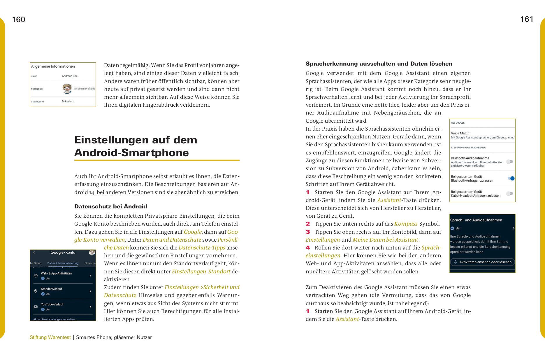 Beispielinhalt (Bild) Spurlos im Internet