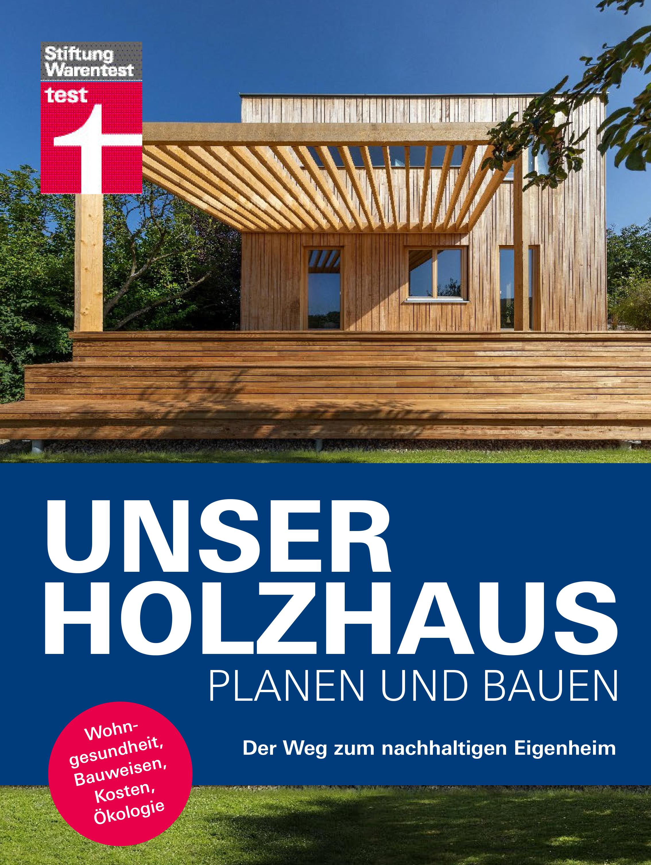 Vorderes Coverbild Unser Holzhaus planen und bauen