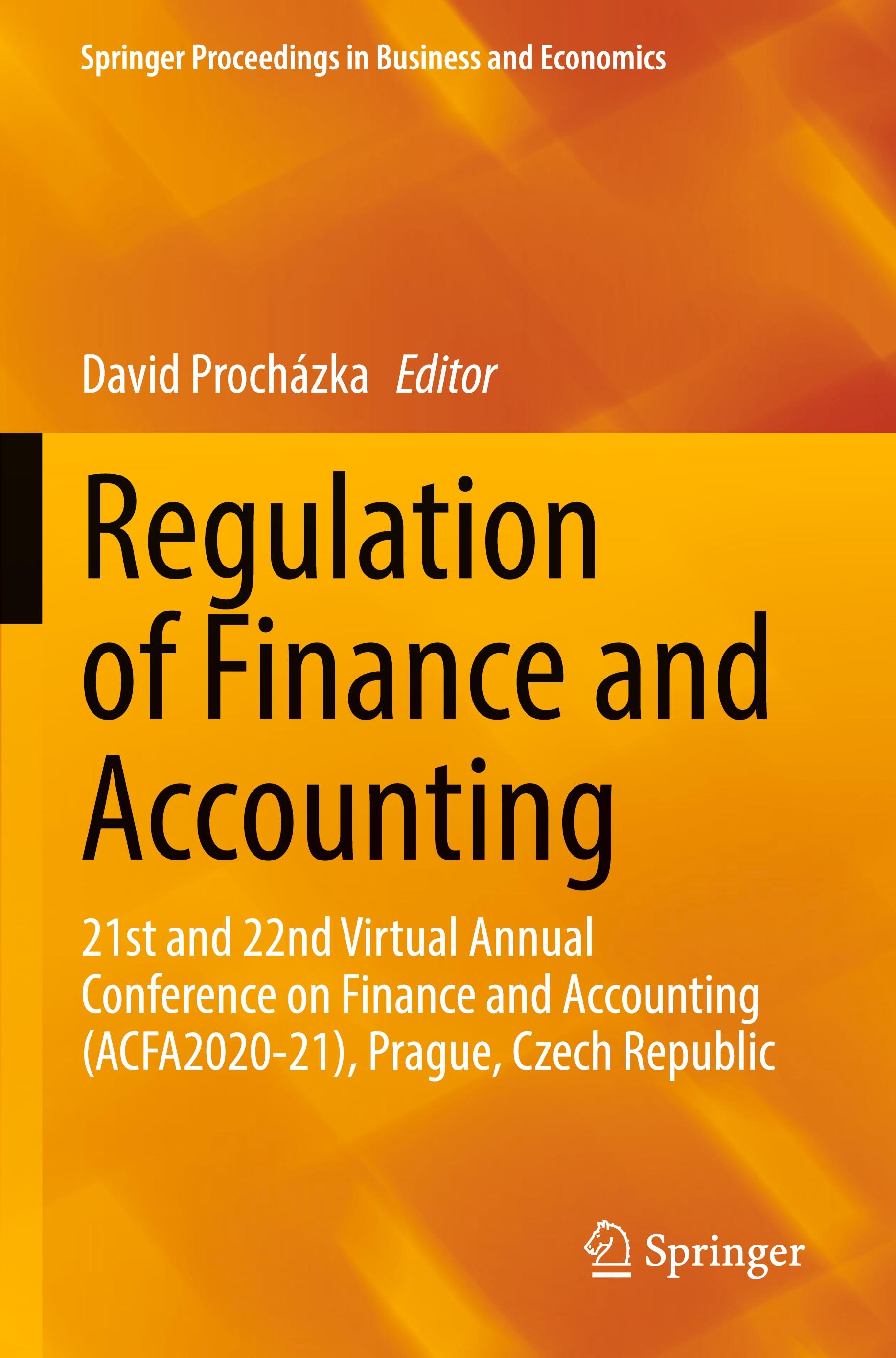 Vorderes Coverbild Regulation of Finance and Accounting