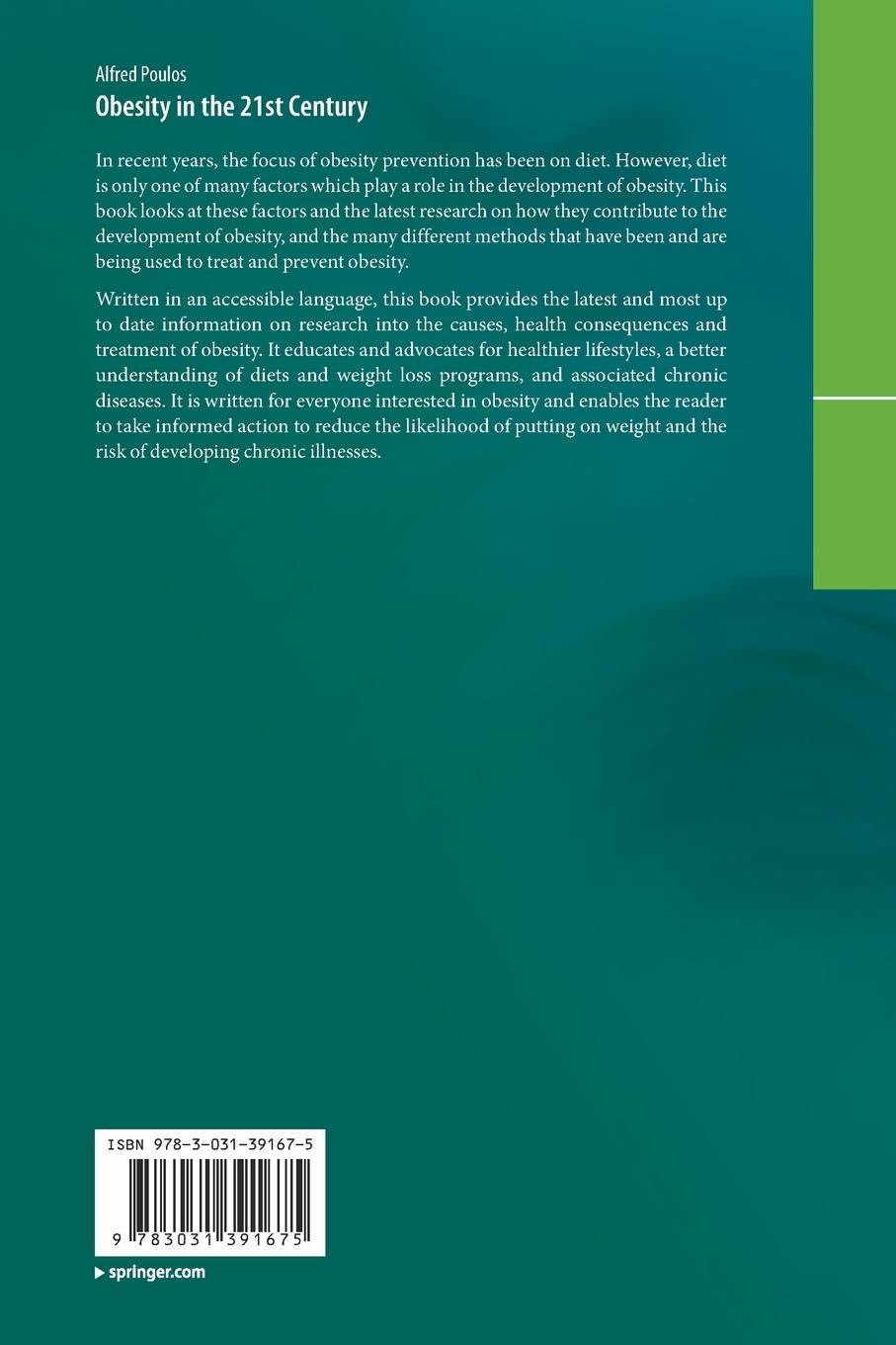 Rückseitencover Obesity in the 21st Century