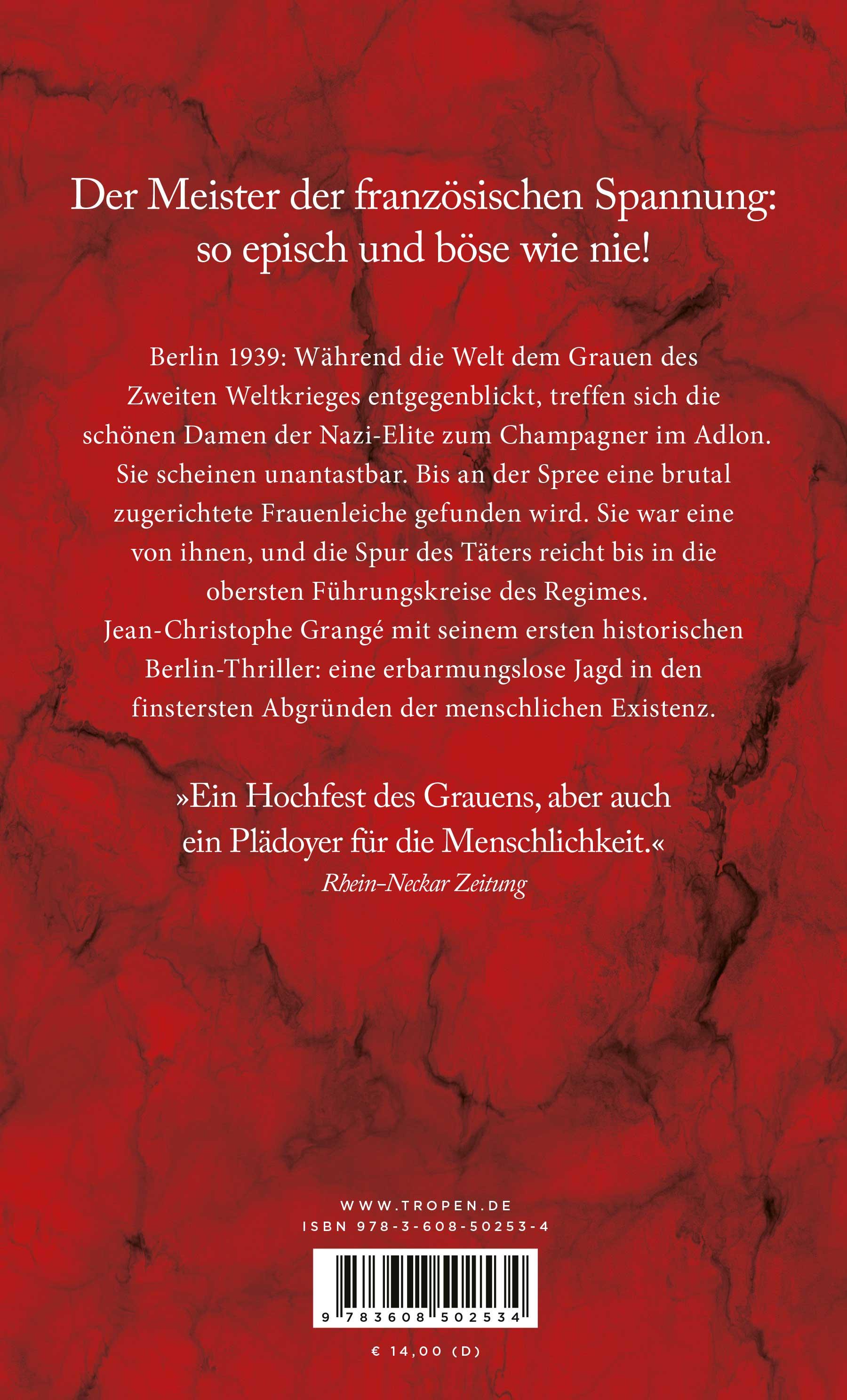 Rückseitencover Die marmornen Träume