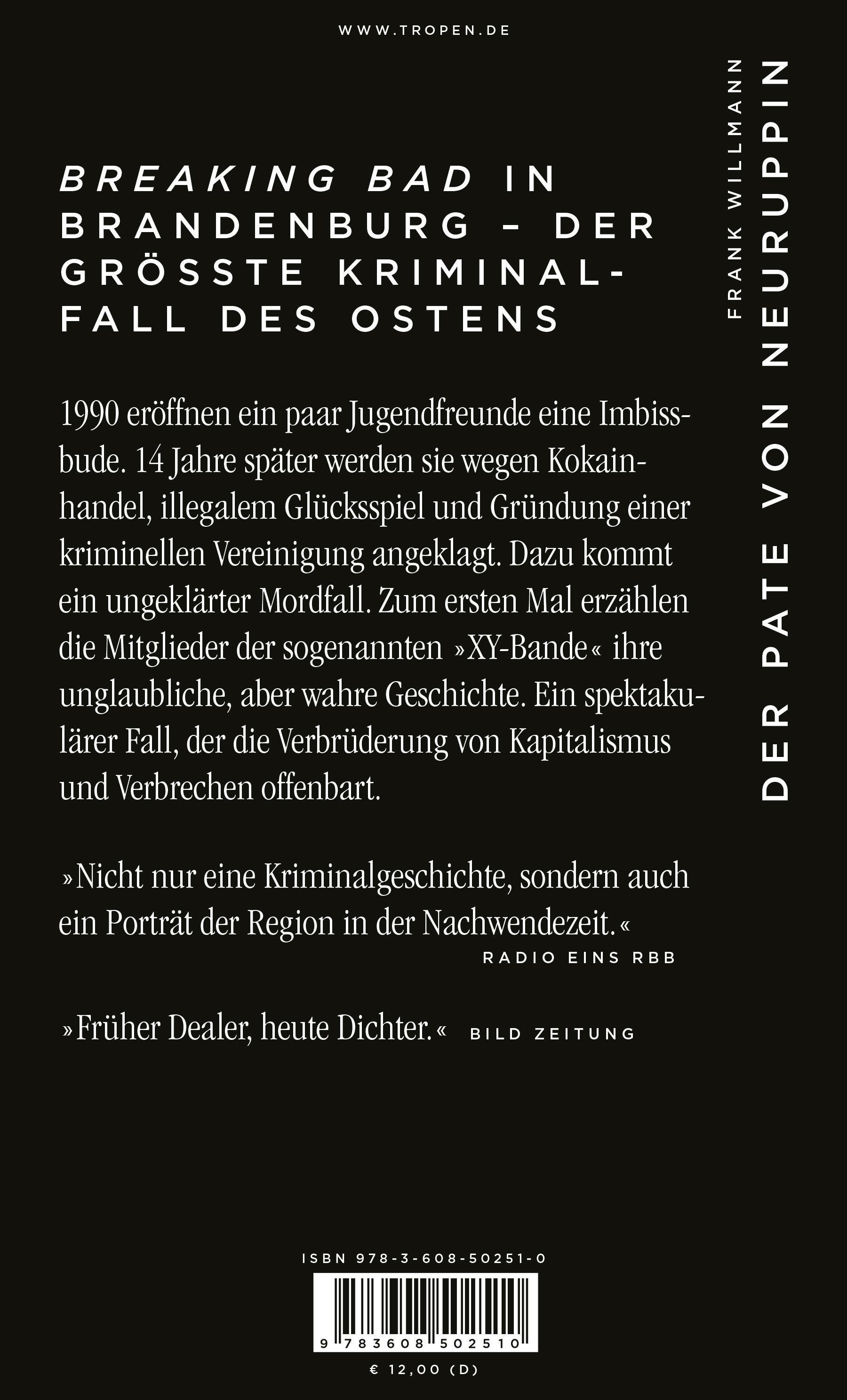 Rückseitencover Der Pate von Neuruppin