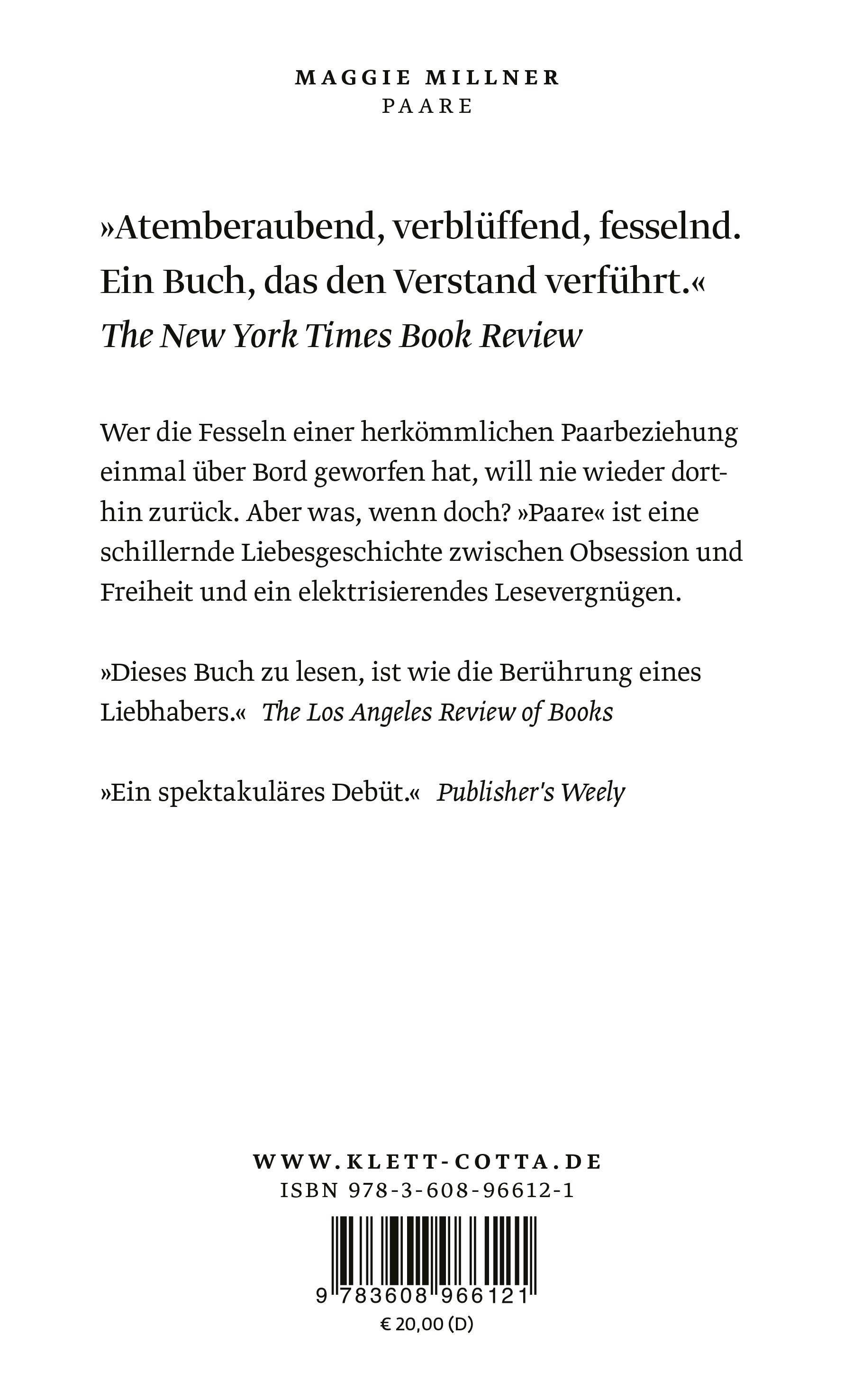 Rückseitencover Paare