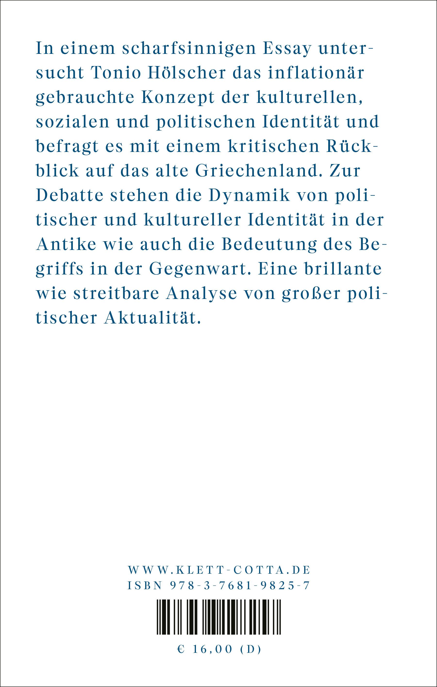 Rückseitencover Identität über alles?