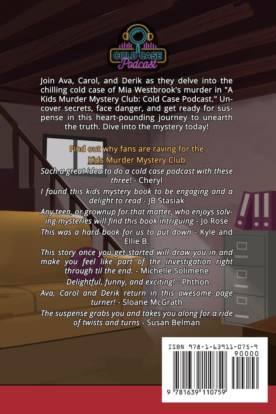 Rückseitencover Case File 1 - Mia Westbrook